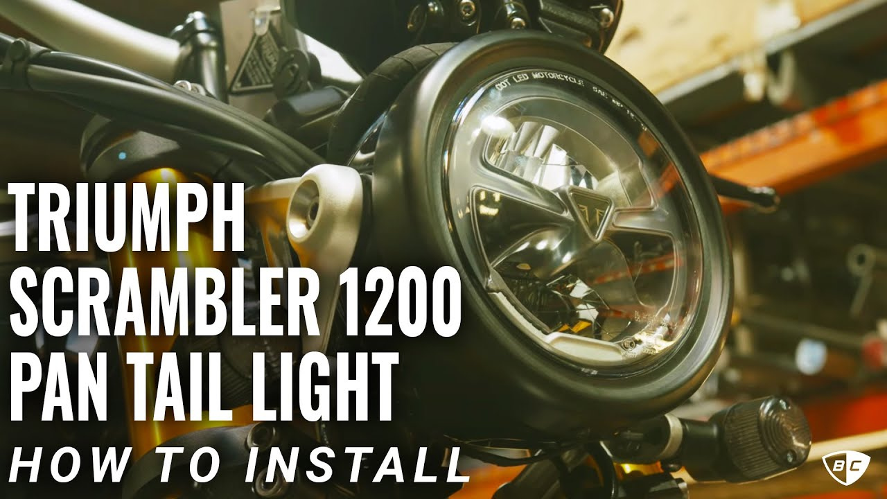 How to Install the Pan Tail Light Kit for Scrambler 1200 | British Customs