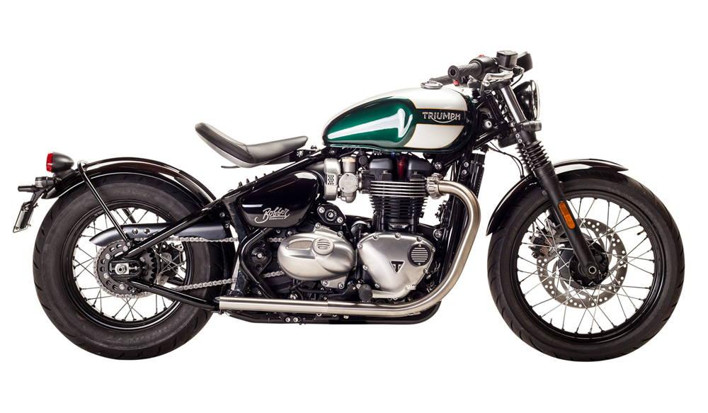 Bonneville Bobber Green Light Custom - British Customs