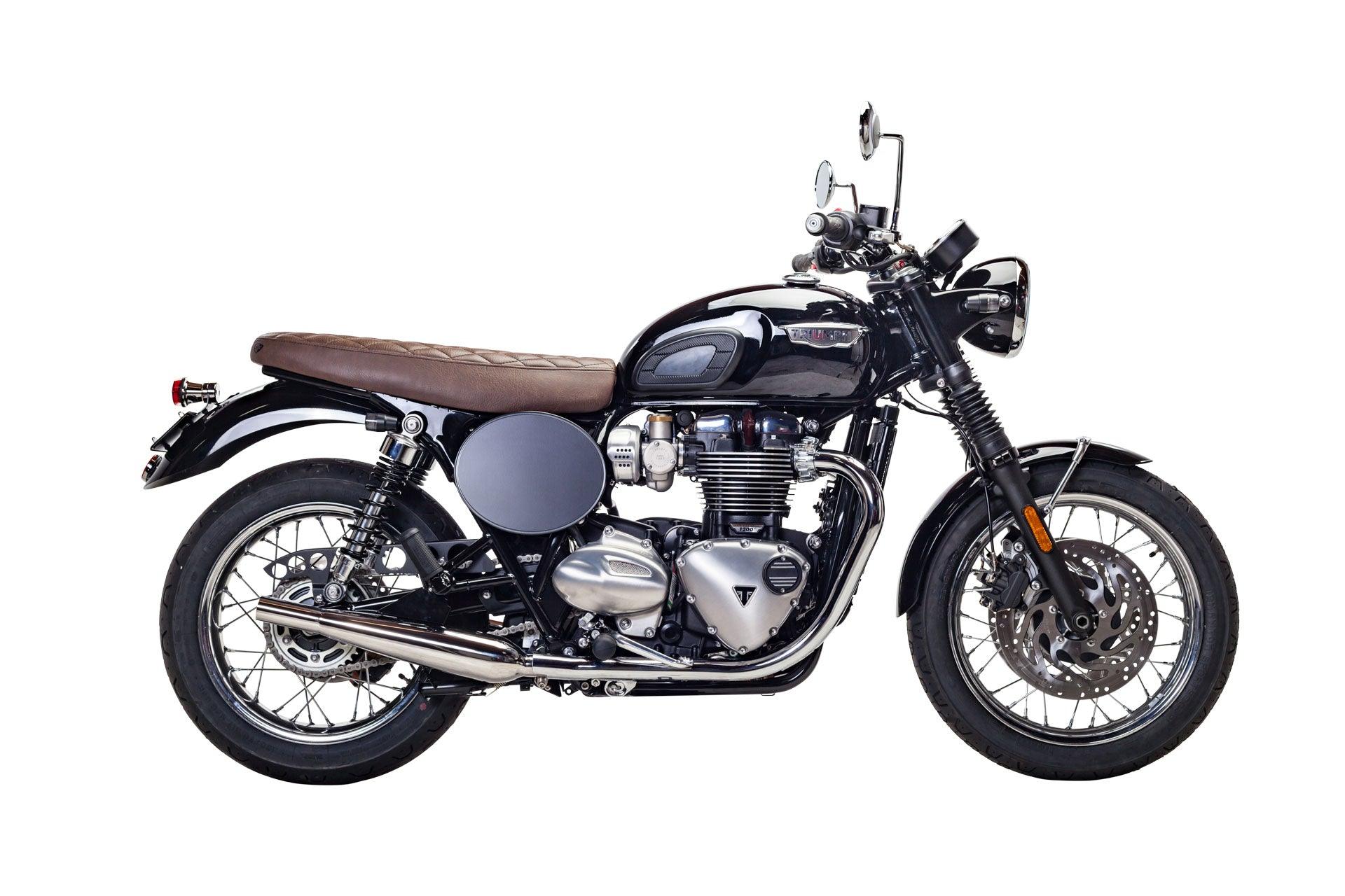 Black & Chrome Bonneville Liquid Cooled T100 Custom