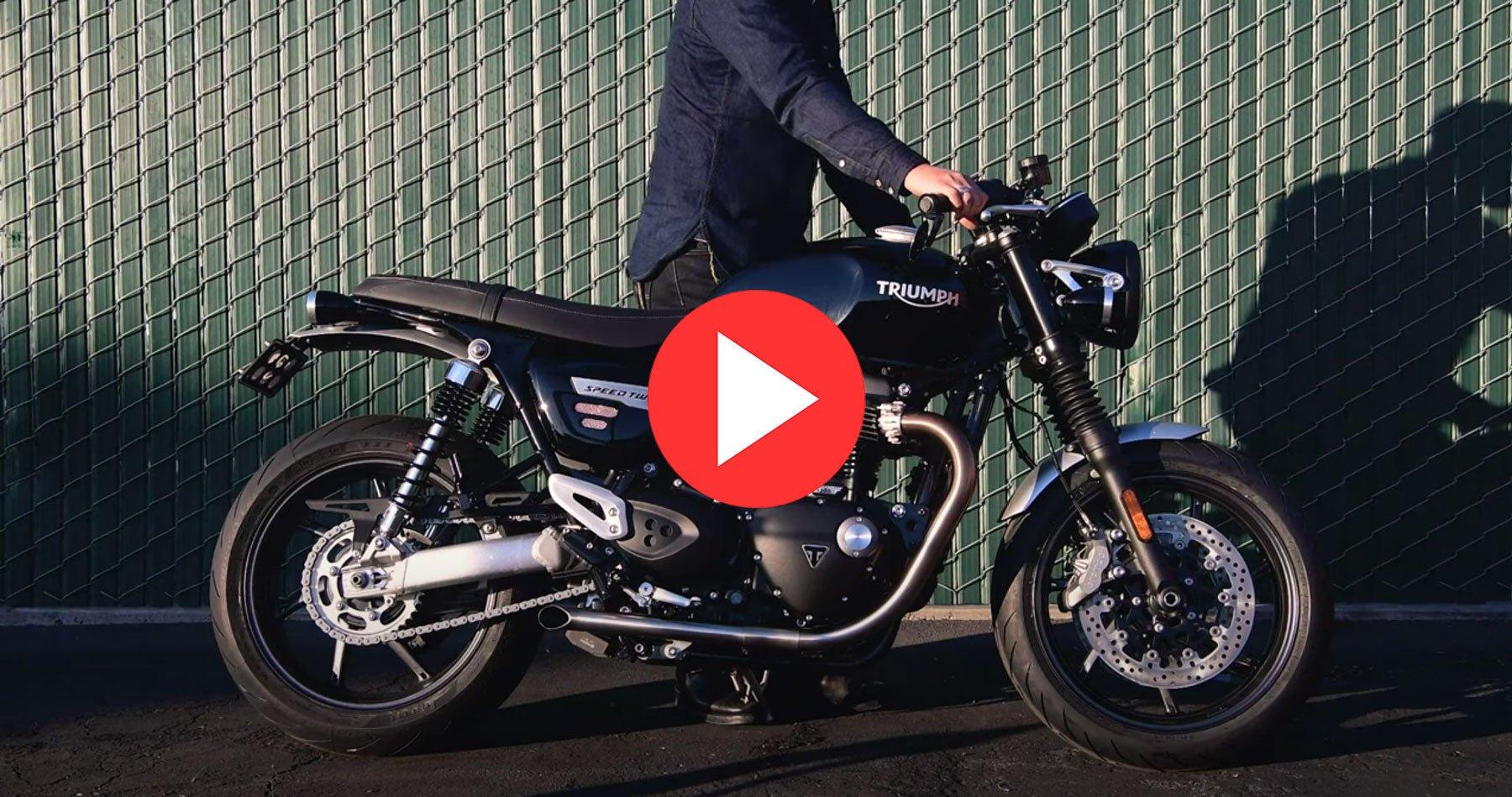 Bonneville Speed Twin Performance Tips Sound Video - British Customs