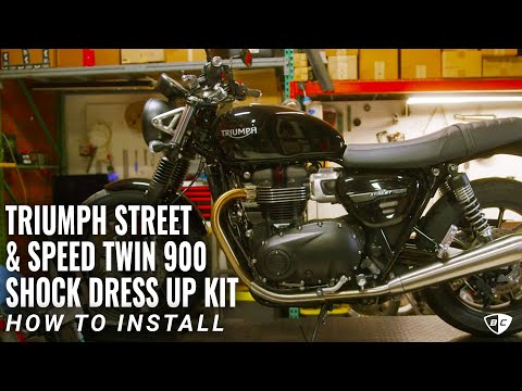 How to Install the Shock Hardware Dress-Up Kit on Your Triumph Street Twin