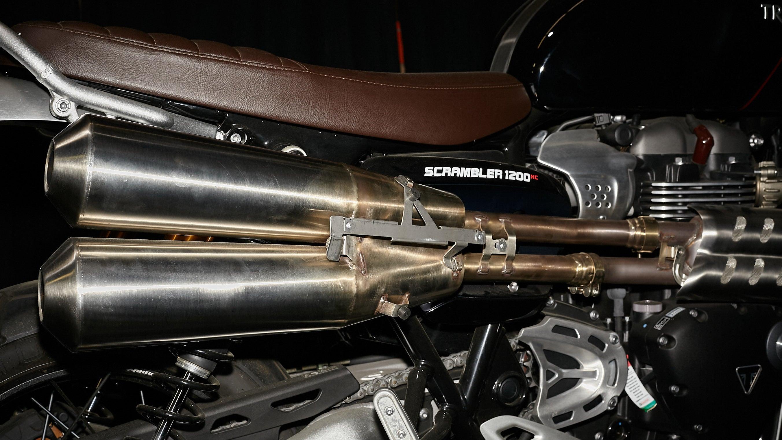 How to Remove Scrambler 1200 Factory Slip On Exhaust