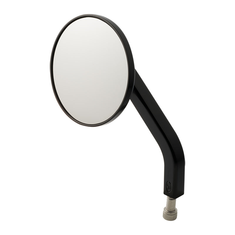 Joker Machine Left 3-1/4" Round Mirror No. 7 | Black