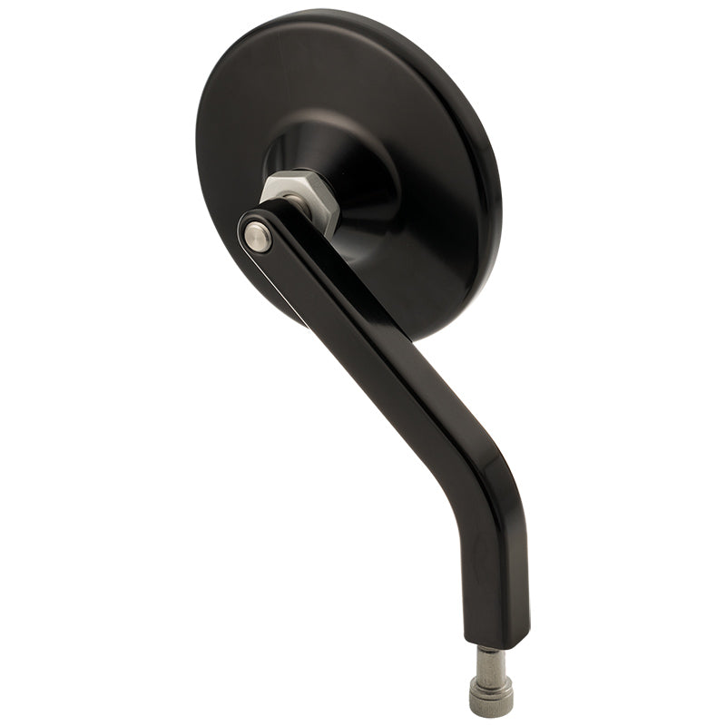 Joker Machine Right 3-1/4" Round Mirror No. 7 | Black