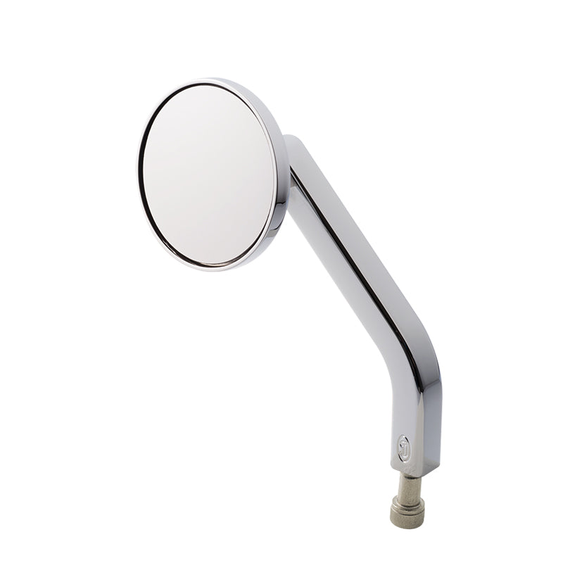 Joker Machine Left 2-1/4" Round Mirror - No. 2 | Silver