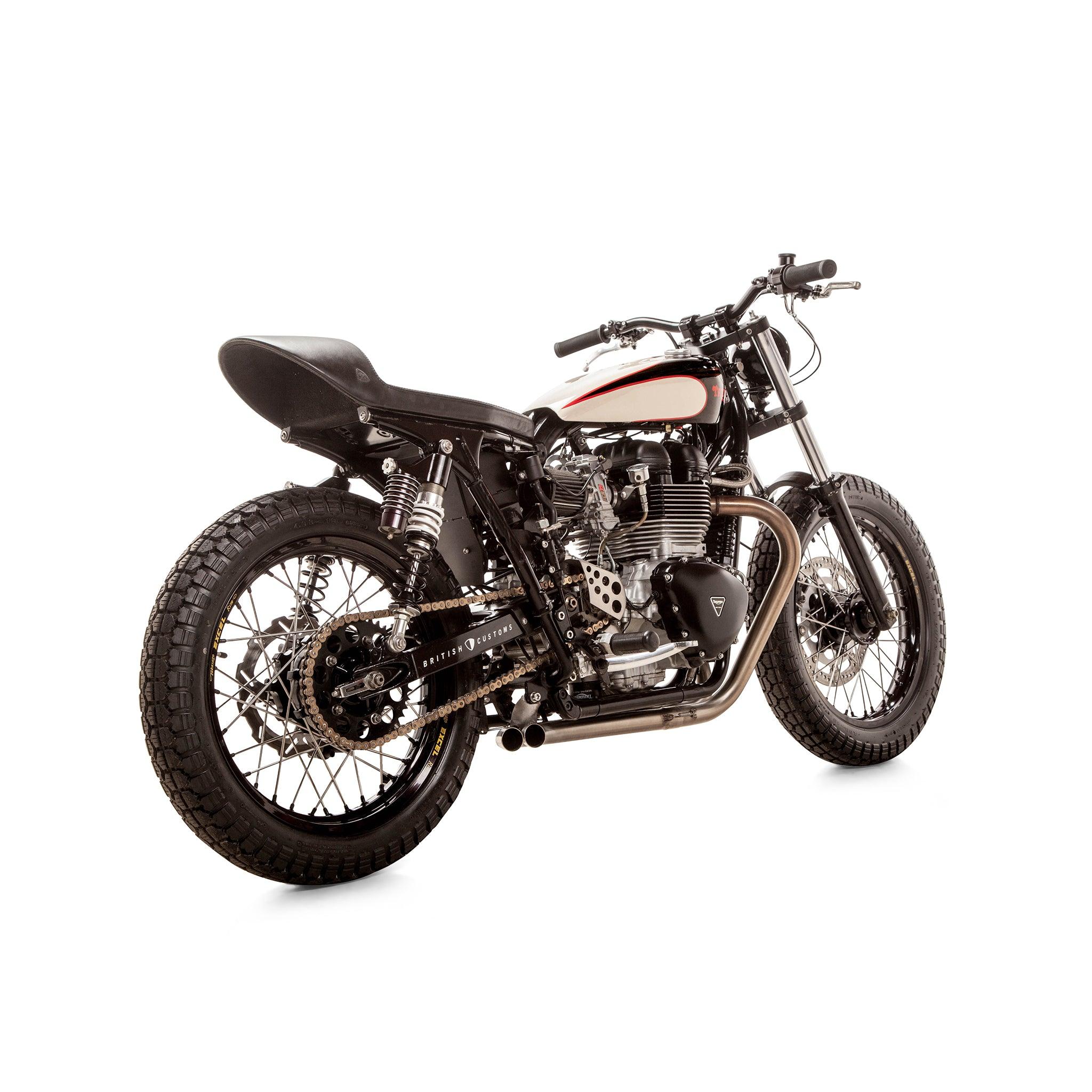 2-2 Slash Cut TT Exhaust for Triumph Bonneville & T100 / Scrambler 900 / Thruxton 900