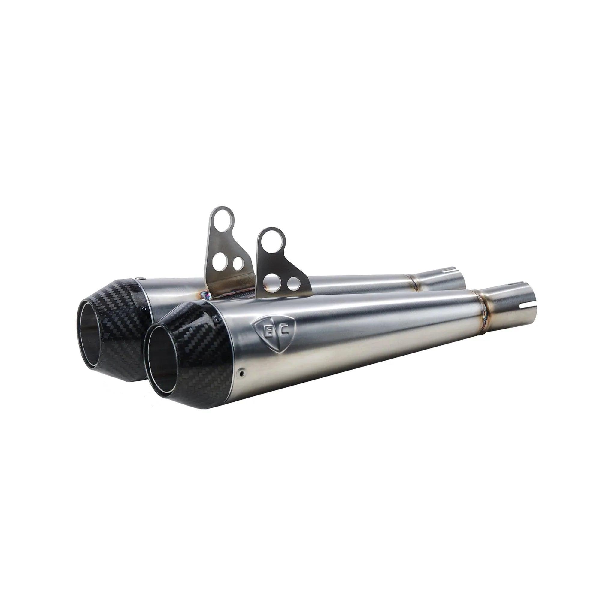 3.5 Predator Carbon Slip-On Exhaust for Bonneville Greater Than | Polished