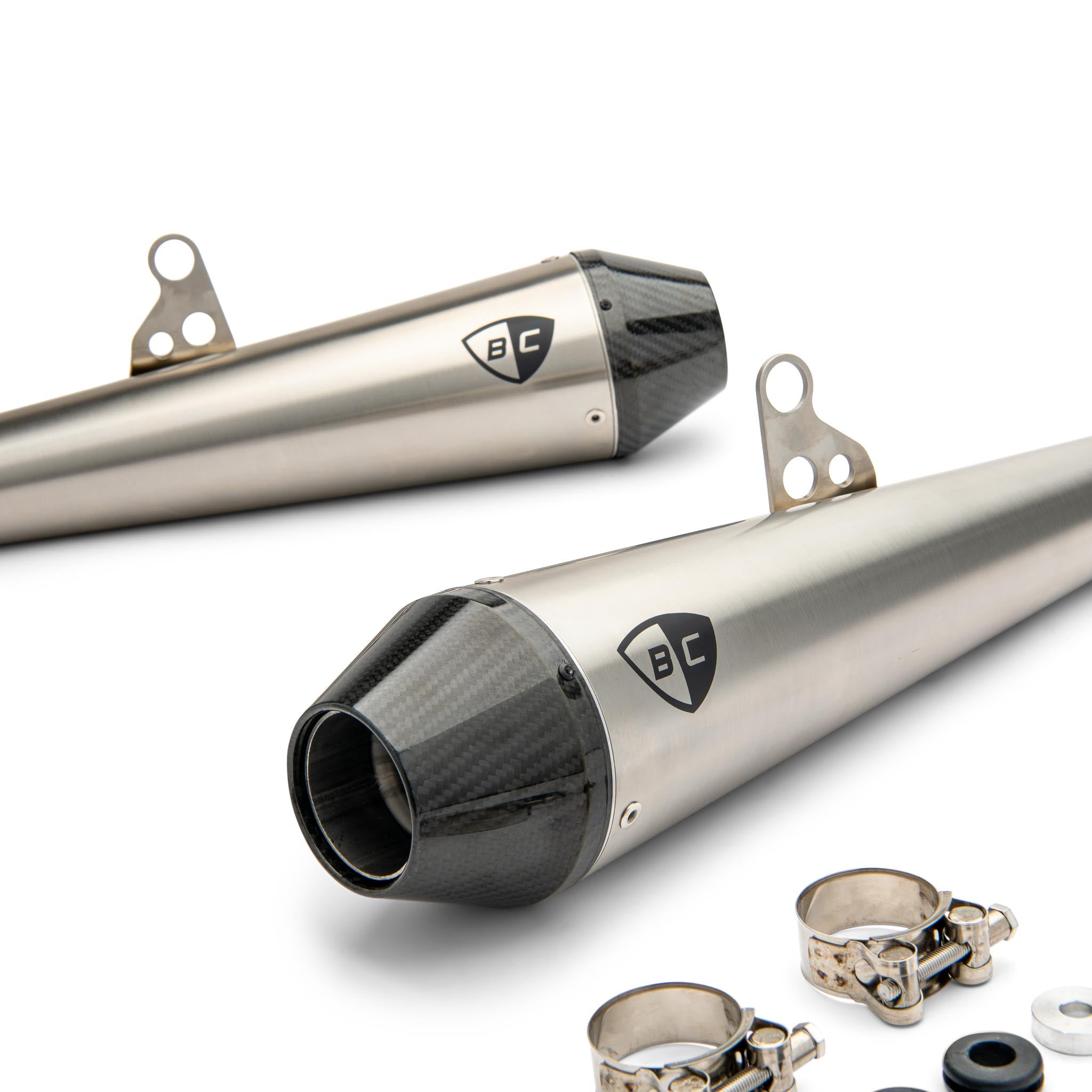 Predator Carbon Slip On Exhaust for Triumph Thruxton R & RS / Speed Twin 1200