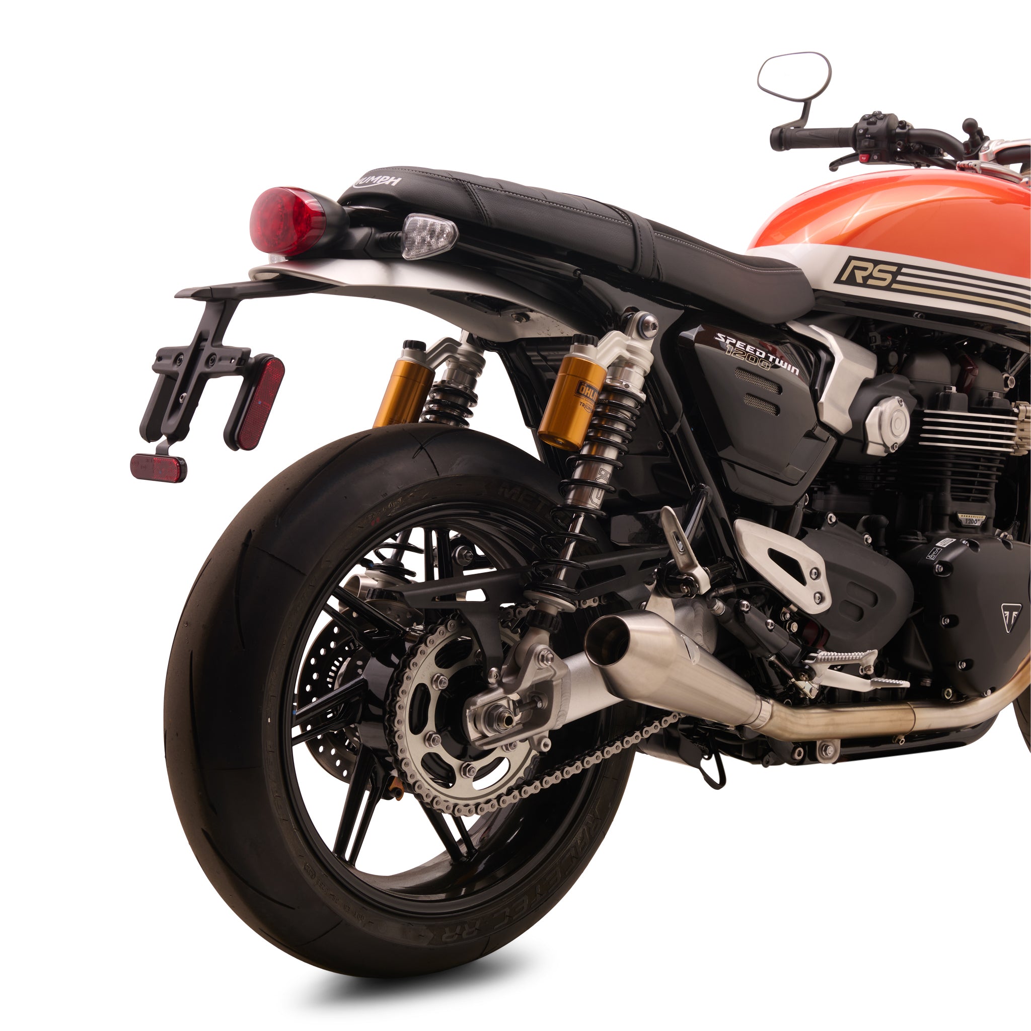 Shorty Predator Pro2.0 for Triumph Speed Twin 1200RS Brushed