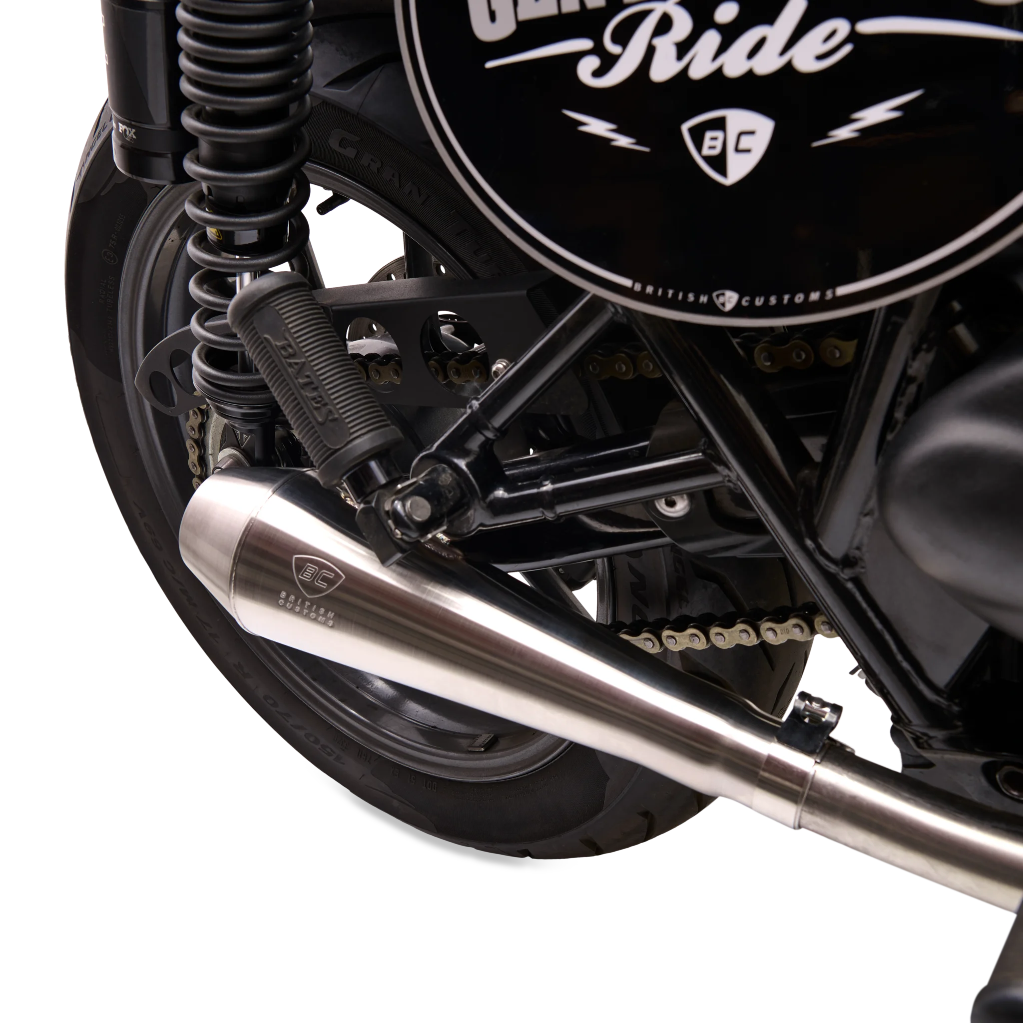 British Customs ip-On Exhaust Triumph Street Cup & Street Twin (2016–2022)