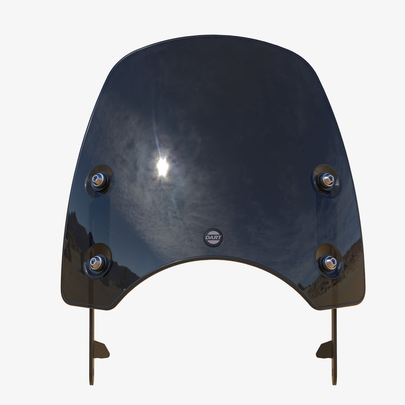 Dart Classic S3 Flyscreen for Royal Enfield Interceptor 650 | Black