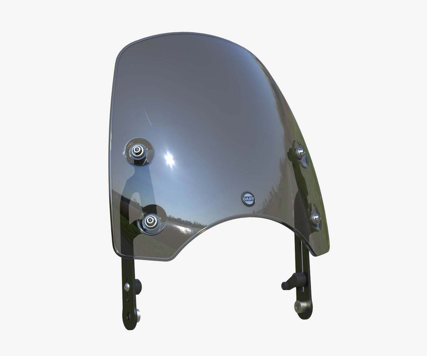 Dart Classic S3 Flyscreen for Royal Enfield Meteor 350 | Dark Tint