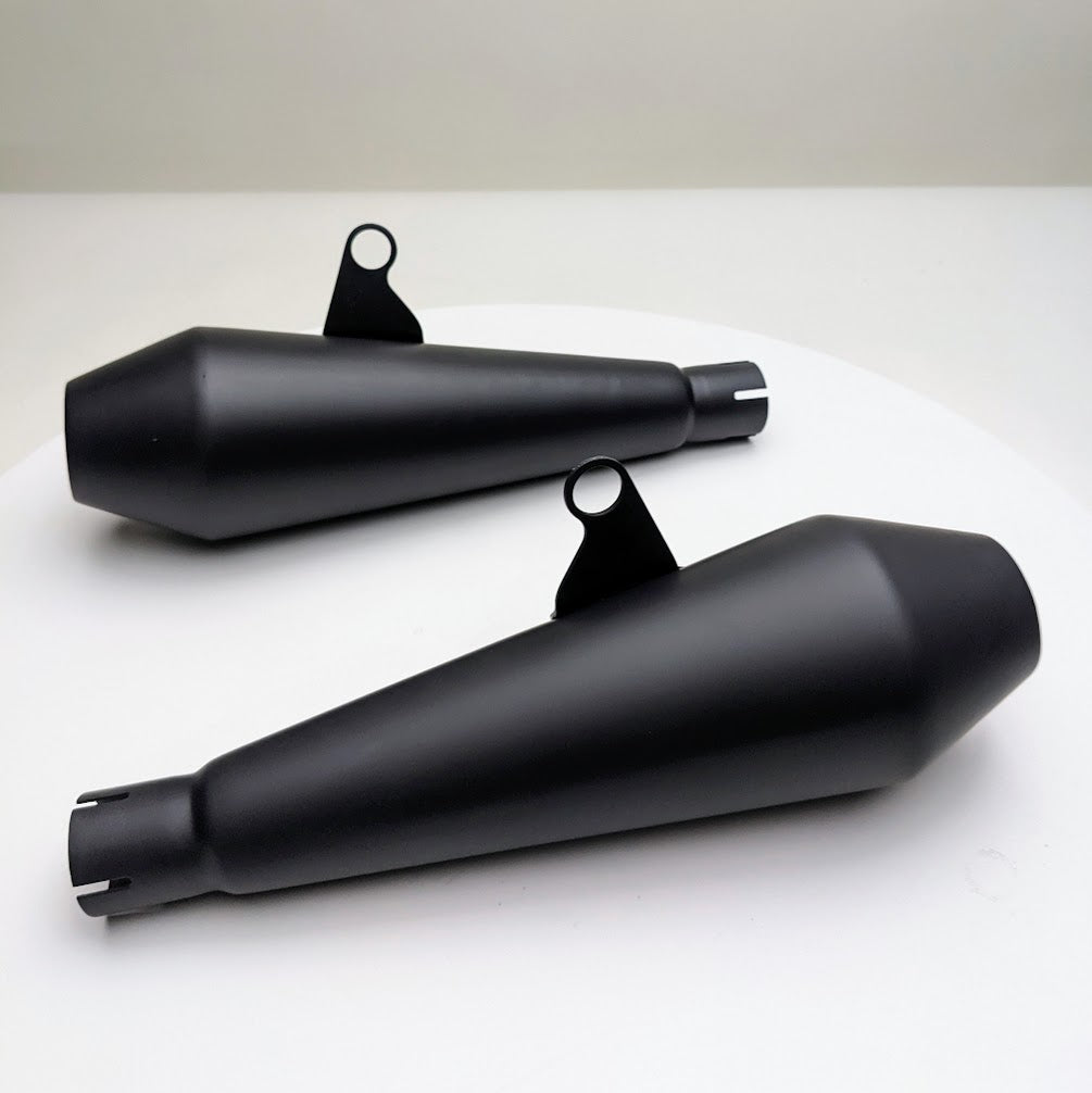 BLEM-B | Shorty Predator Pro Slip On Exhaust for Street Twin Street Cup | Black