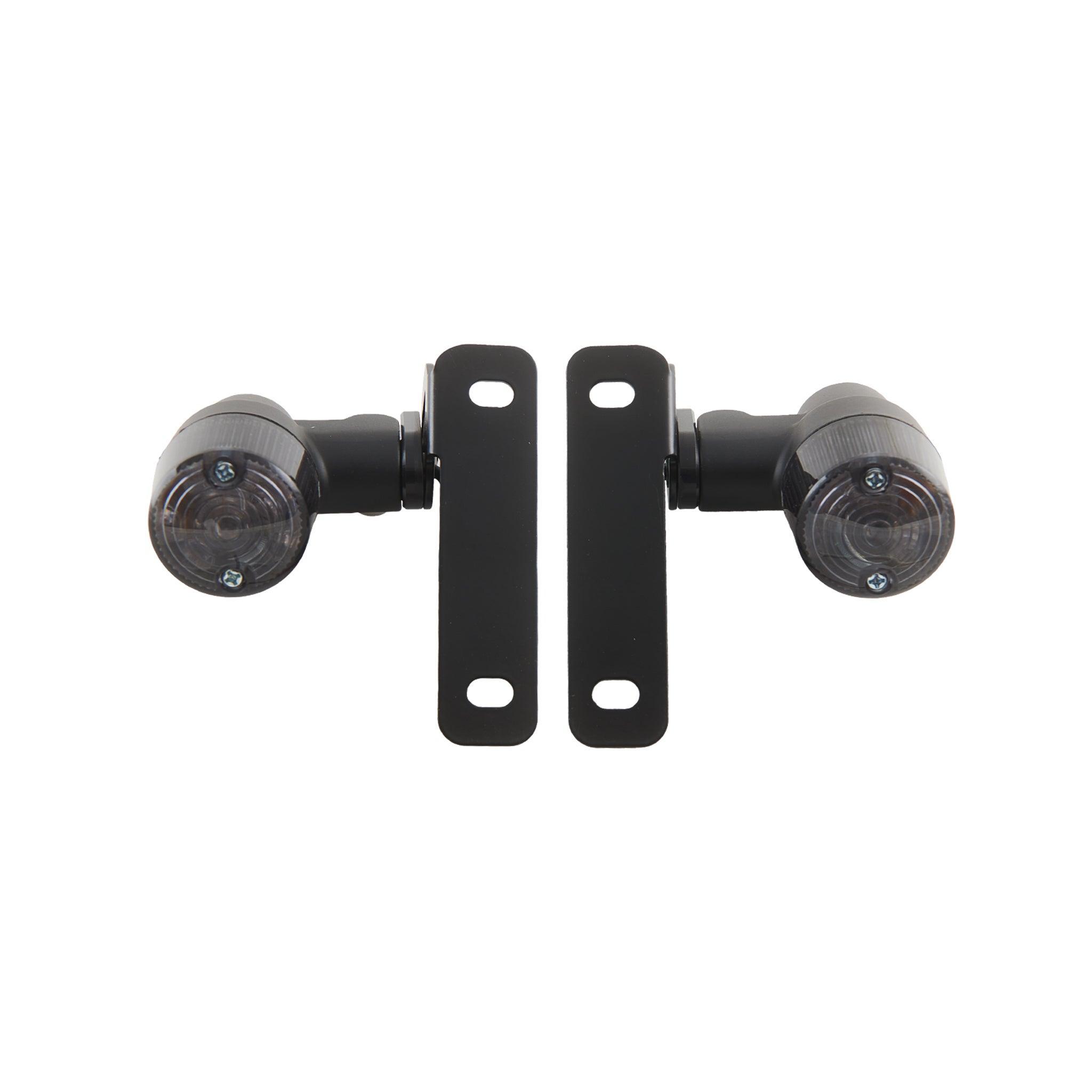 Plug & Play Retro LED Turn Signals for Bonneville T100 & T120 (2016+) | Rear License Plate Mount