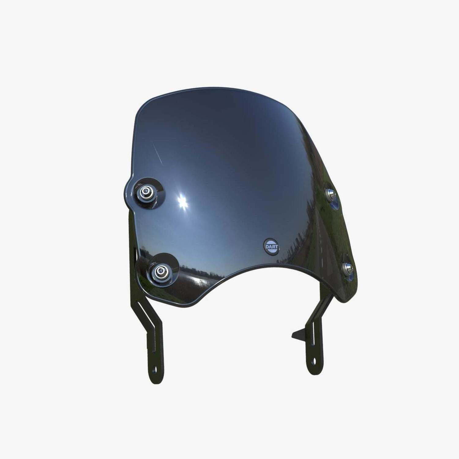 Black Dart Piranha S3 Flyscreen for Triumph Scrambler 865