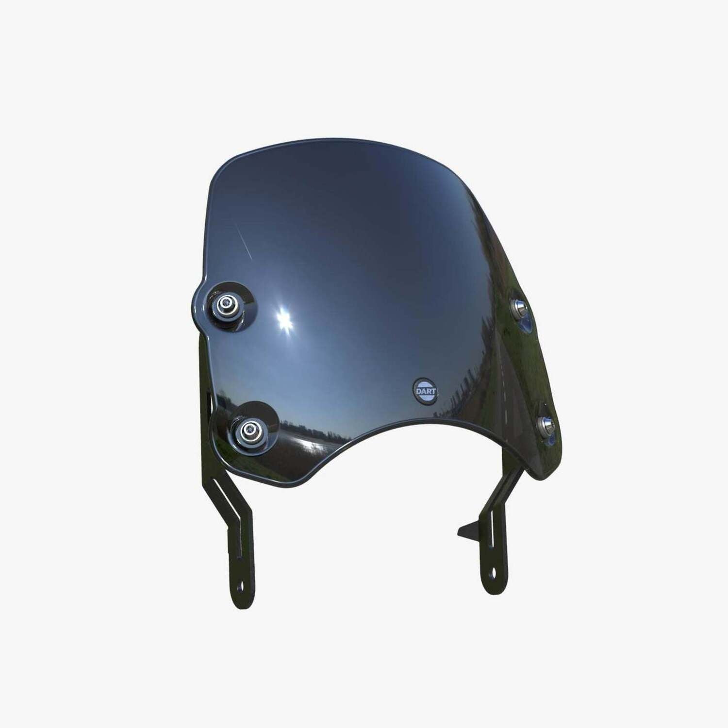 Black Dart Piranha S3 Flyscreen for Triumph Thruxton 865