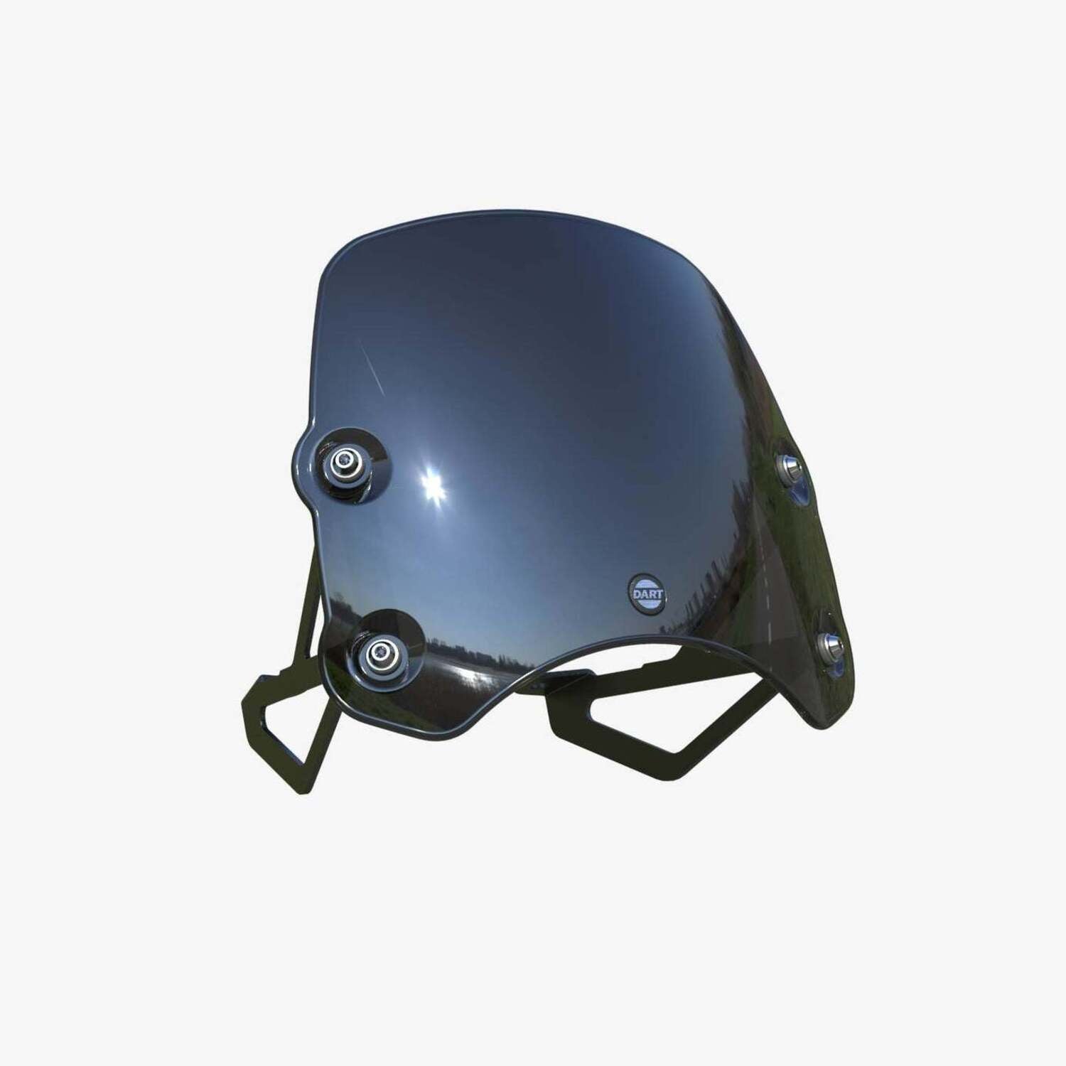 Black Dart Piranha S3 Flyscreen for Triumph America & Speedmaster 2011