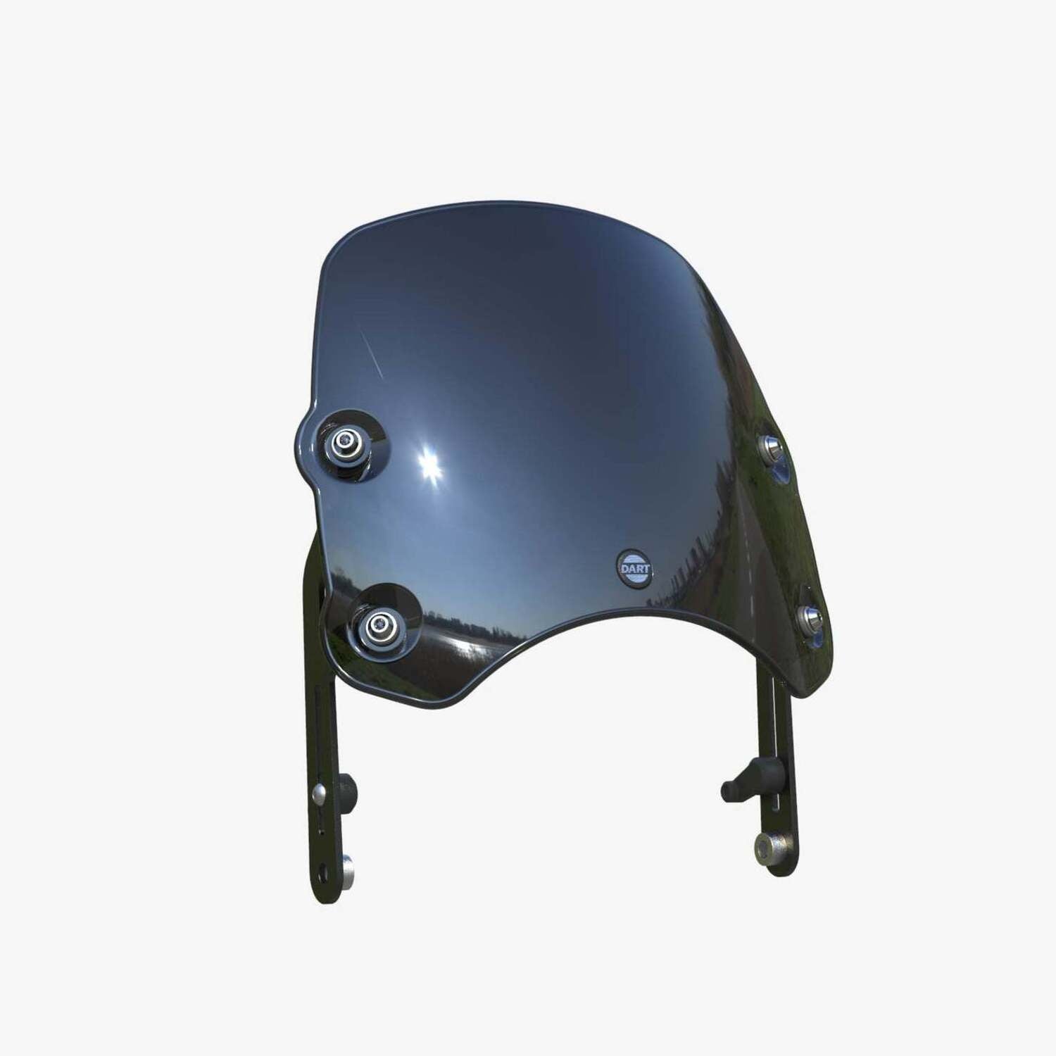 Black Dart Piranha S3 Flyscreen for Triumph Street Twin & Speed Twin