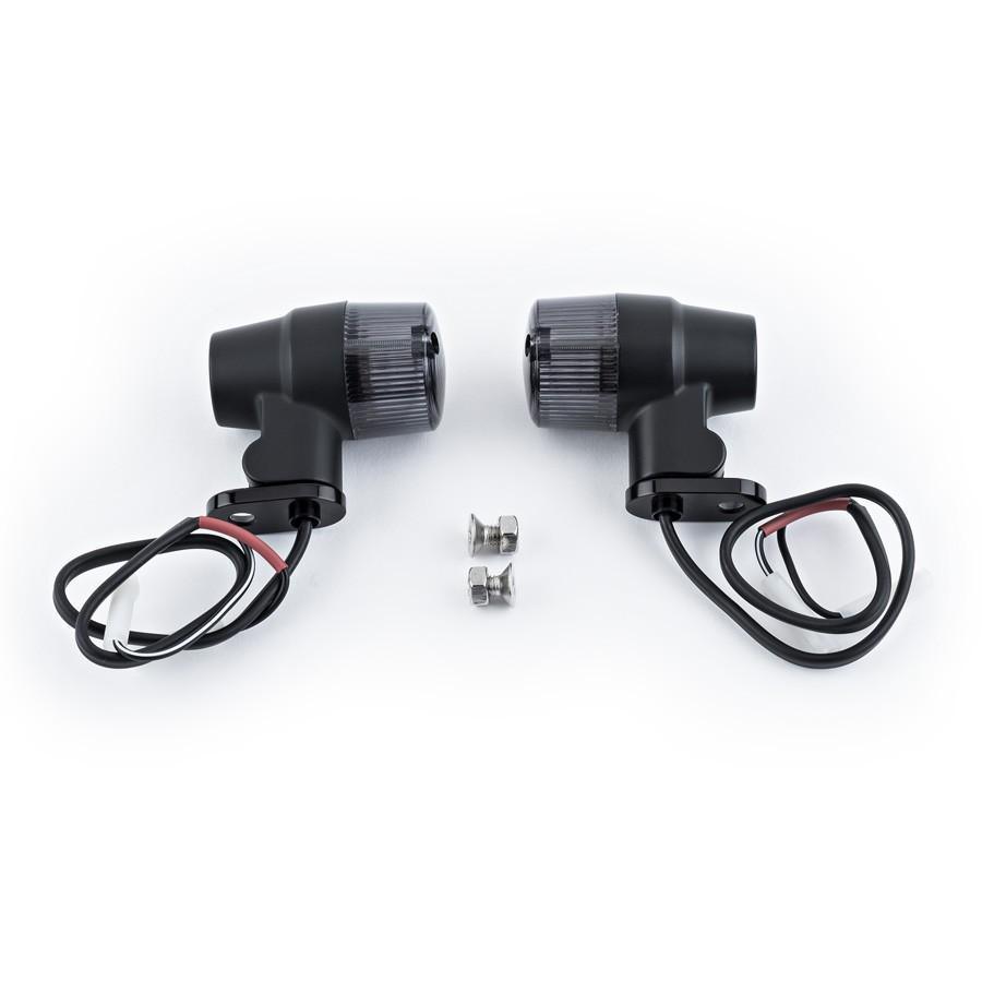 Corsa Moto Plug and Play Retro Turn Signals for Ducati Scrambler Front