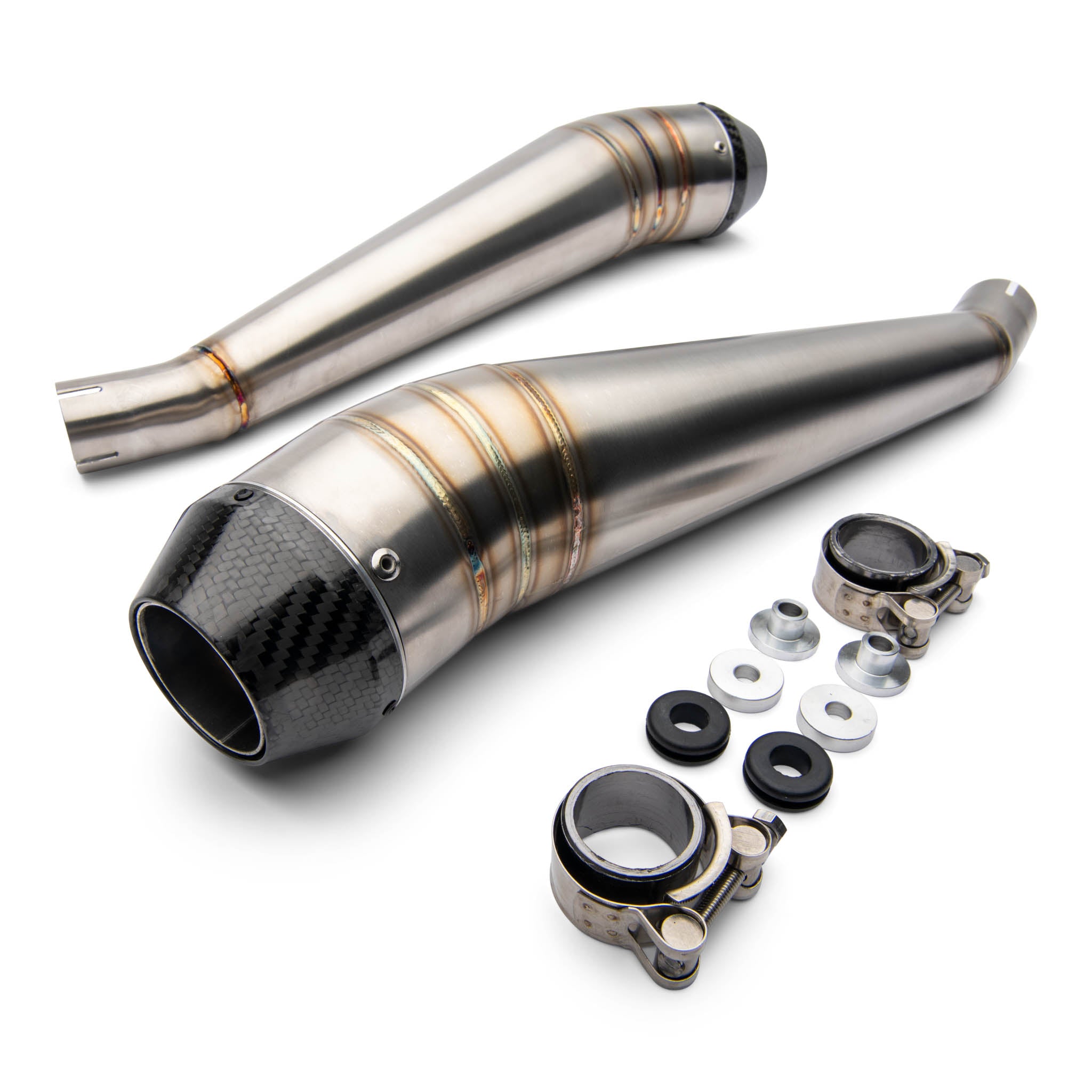 GP Carbon Slip On Exhaust for Triumph Bonneville T100 & T120