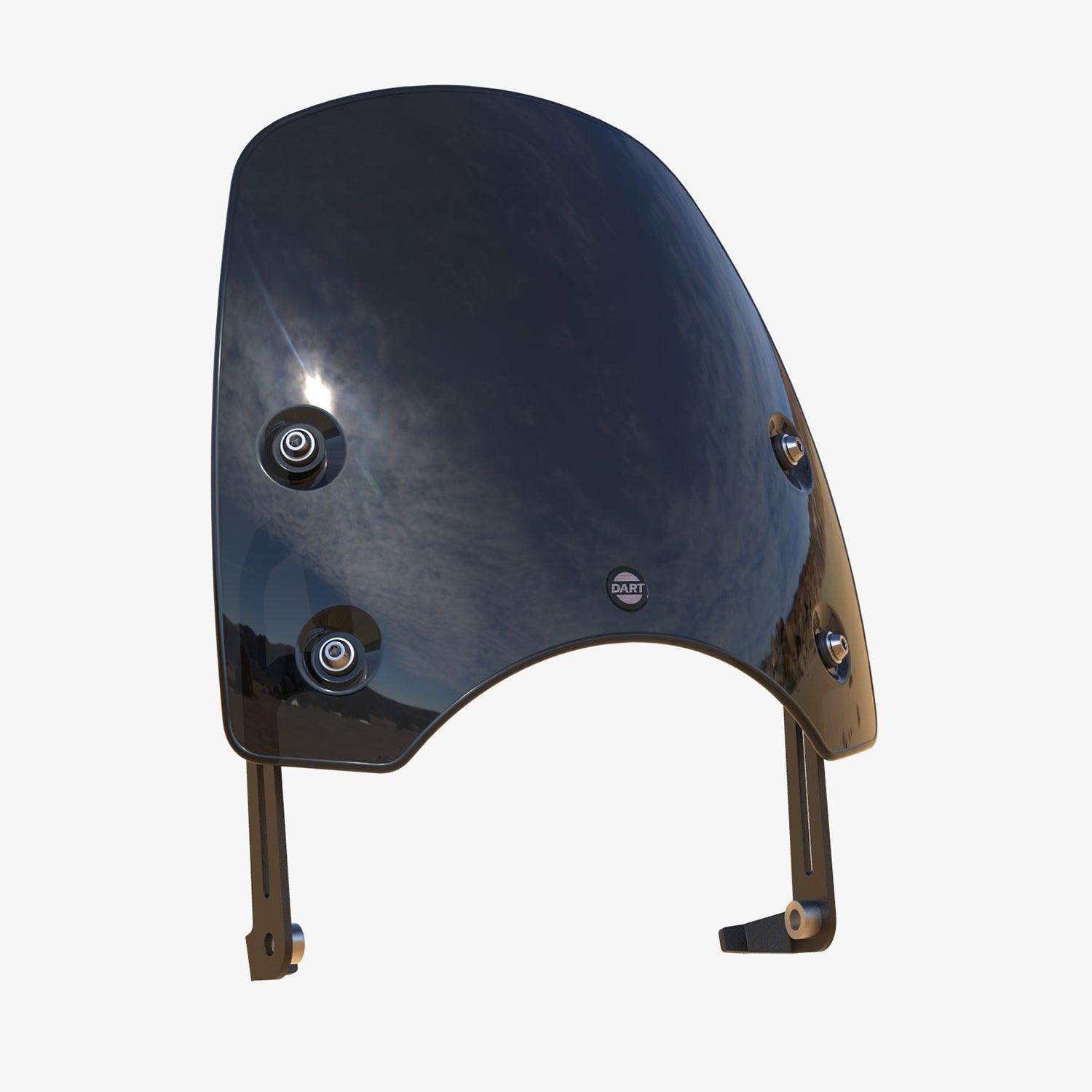 Dart Classic S3 Flyscreen for Triumph Street Scrambler to 2020 | Black