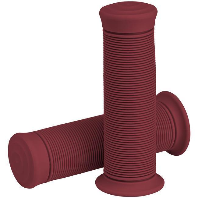 Biltwell Kung Fu TPV Grips for Ducati Scrambler Oxblood