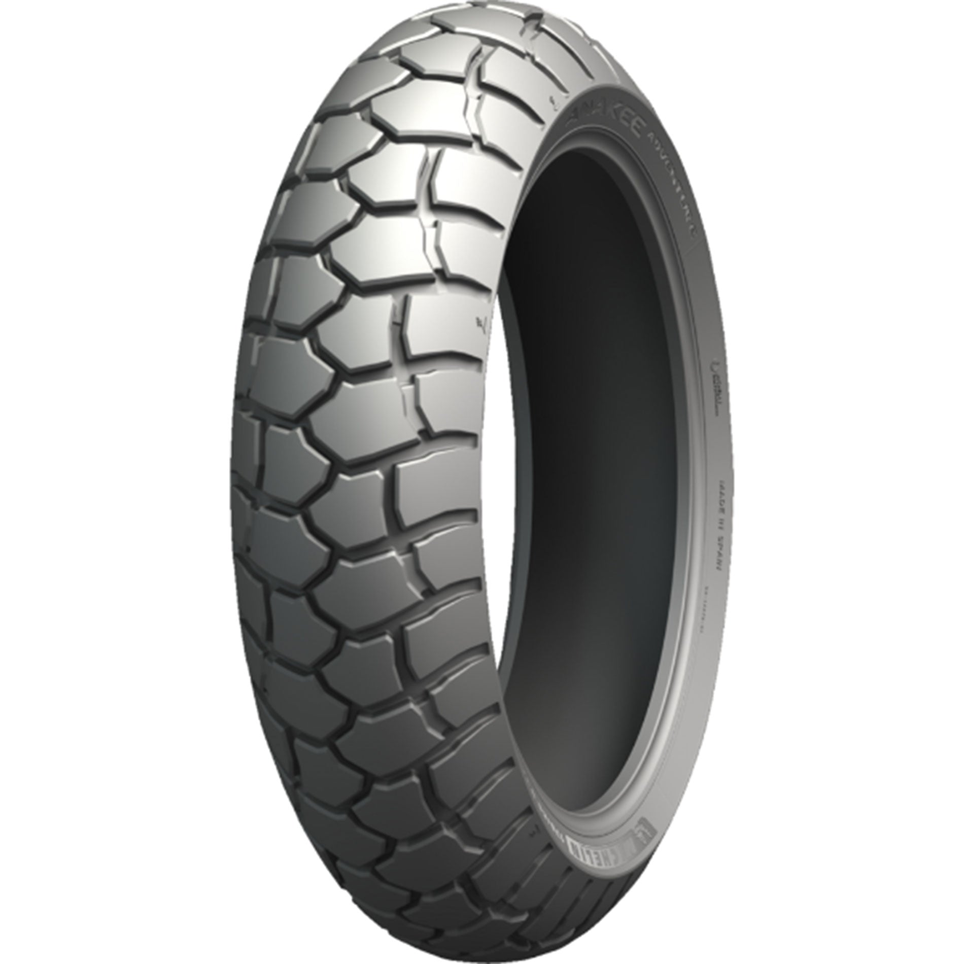 Michelin Anakee Adventure rear tire in 150/70R17 size, suitable for Triumph Bonneville and Scrambler models.