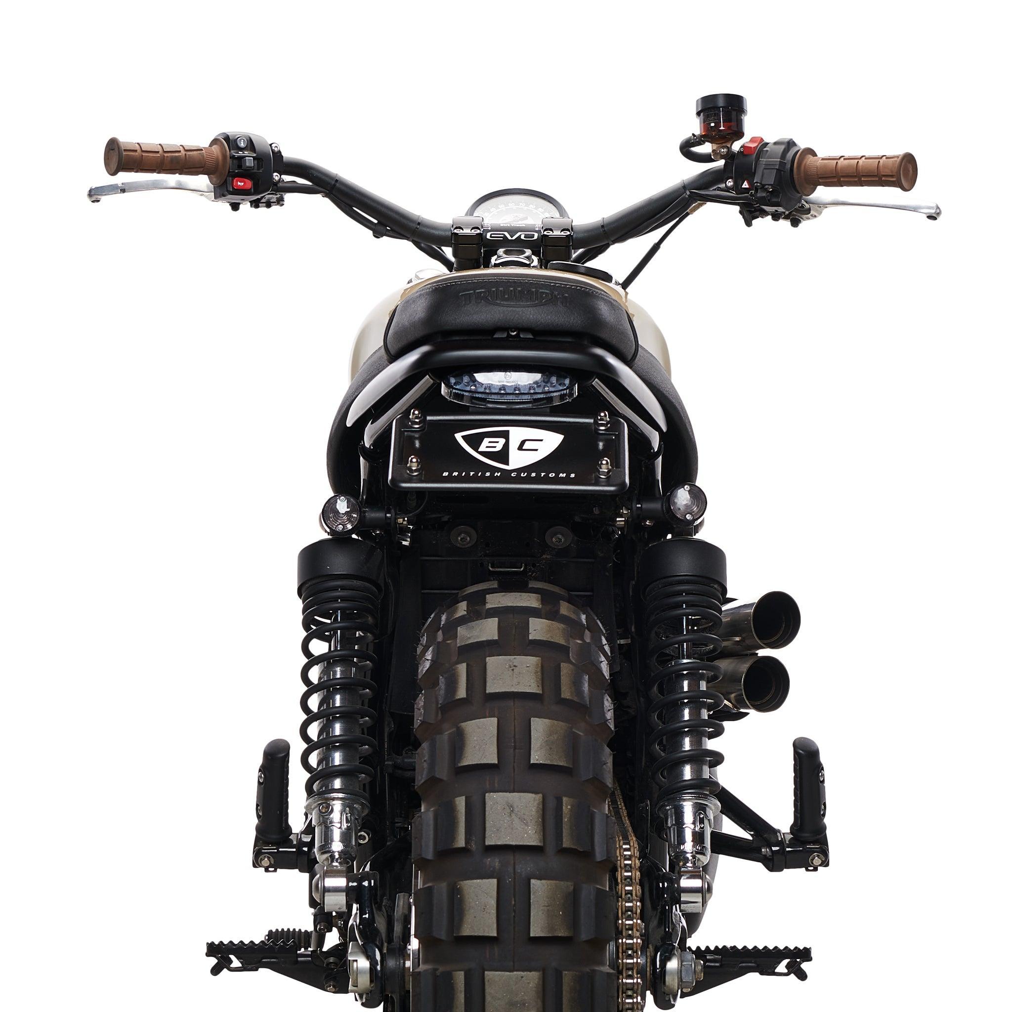 Plug & Play Retro Turn Signals for Triumph Motorcycles (2016+) | Rear Shock Mount