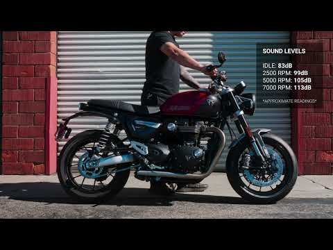 Triumph Speed Twin 1200 Exhaust Sound Clip - 2-2 Drag Exhaust System