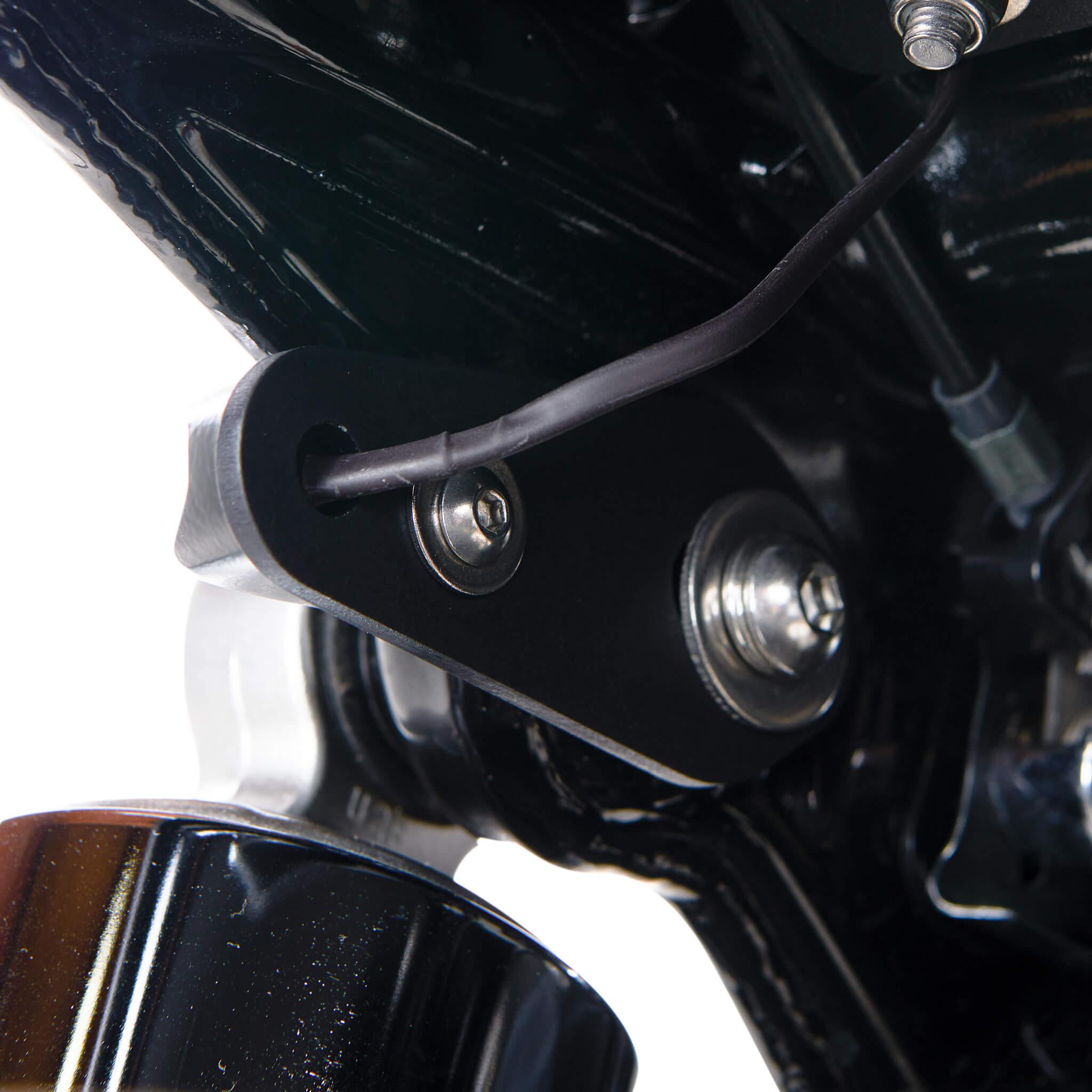 Shock Mount Turn Signal Adapters for Triumph Motorcycles - British Customs