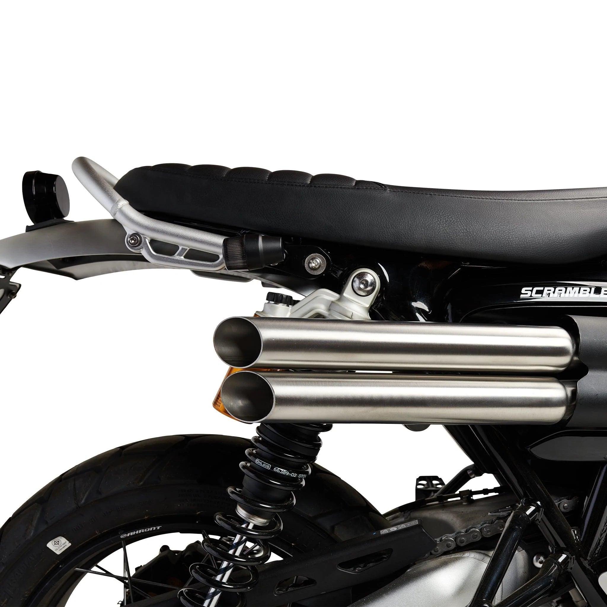 Slash Cut Shotgun Slip On Exhaust Triumph Scrambler 1200 XC / XE