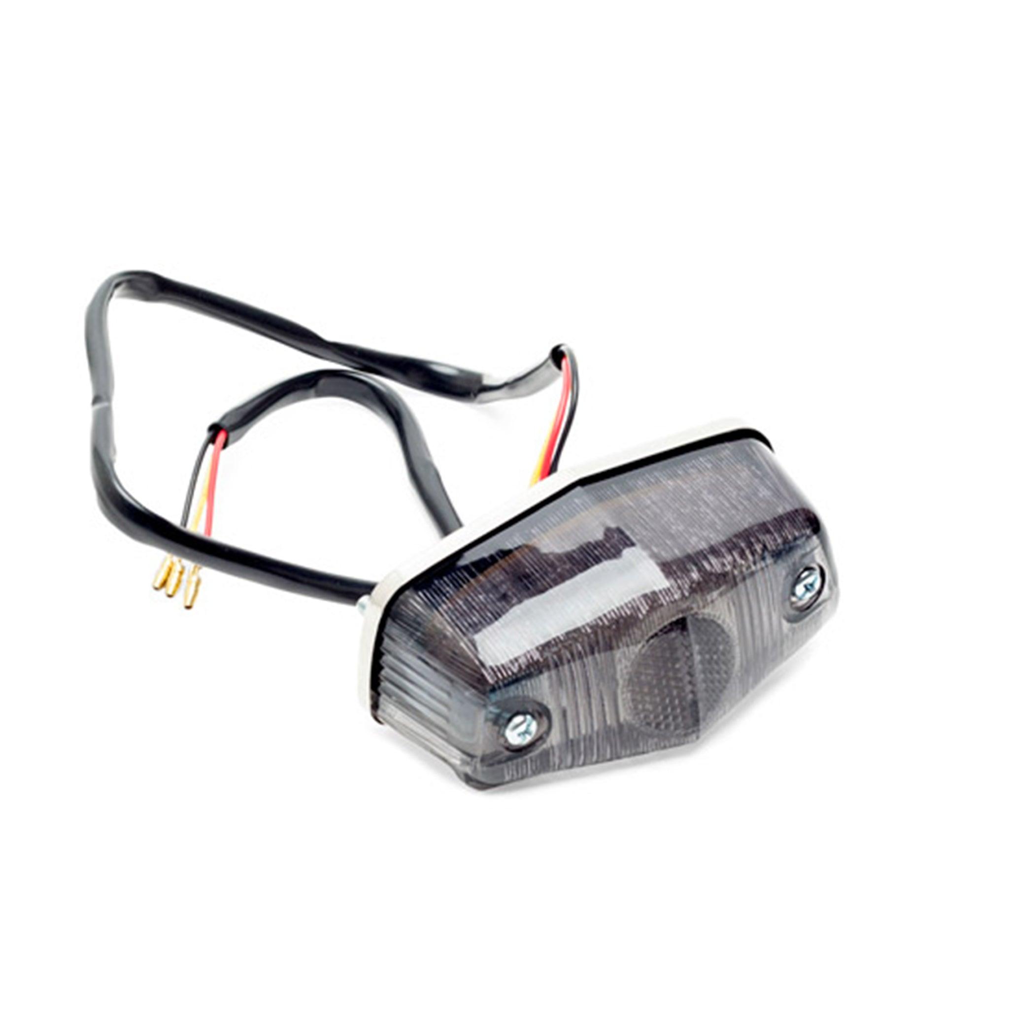 Plug & Play Replacement Lucas Tail Light for Triumph Motorcycles Smoke