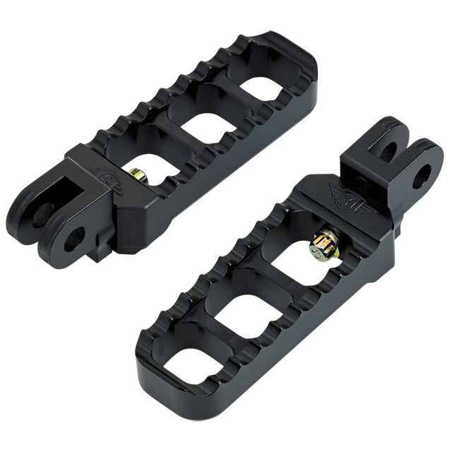 Joker Machine Narrow Serrated Foot Pegs for Triumph Motorcycles | Black