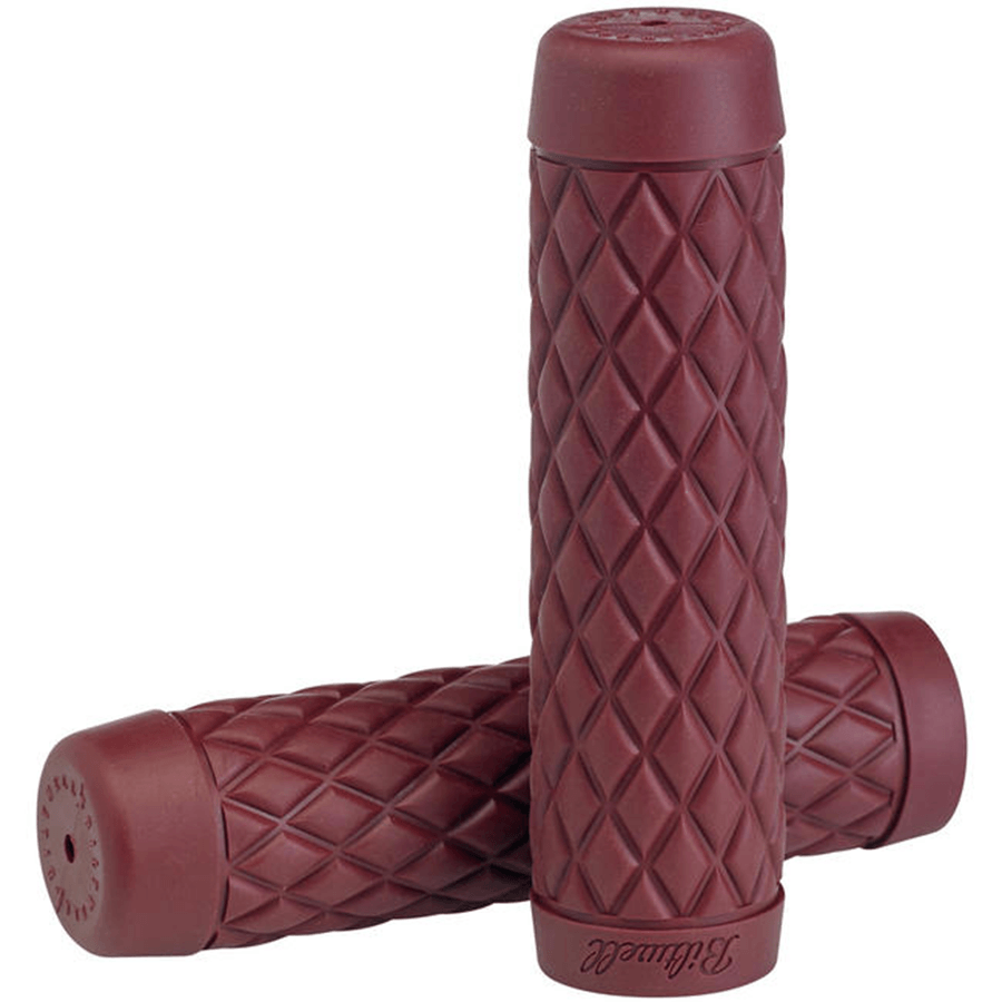 Biltwell Torker TPV Grips for Ducati Scrambler Oxblood