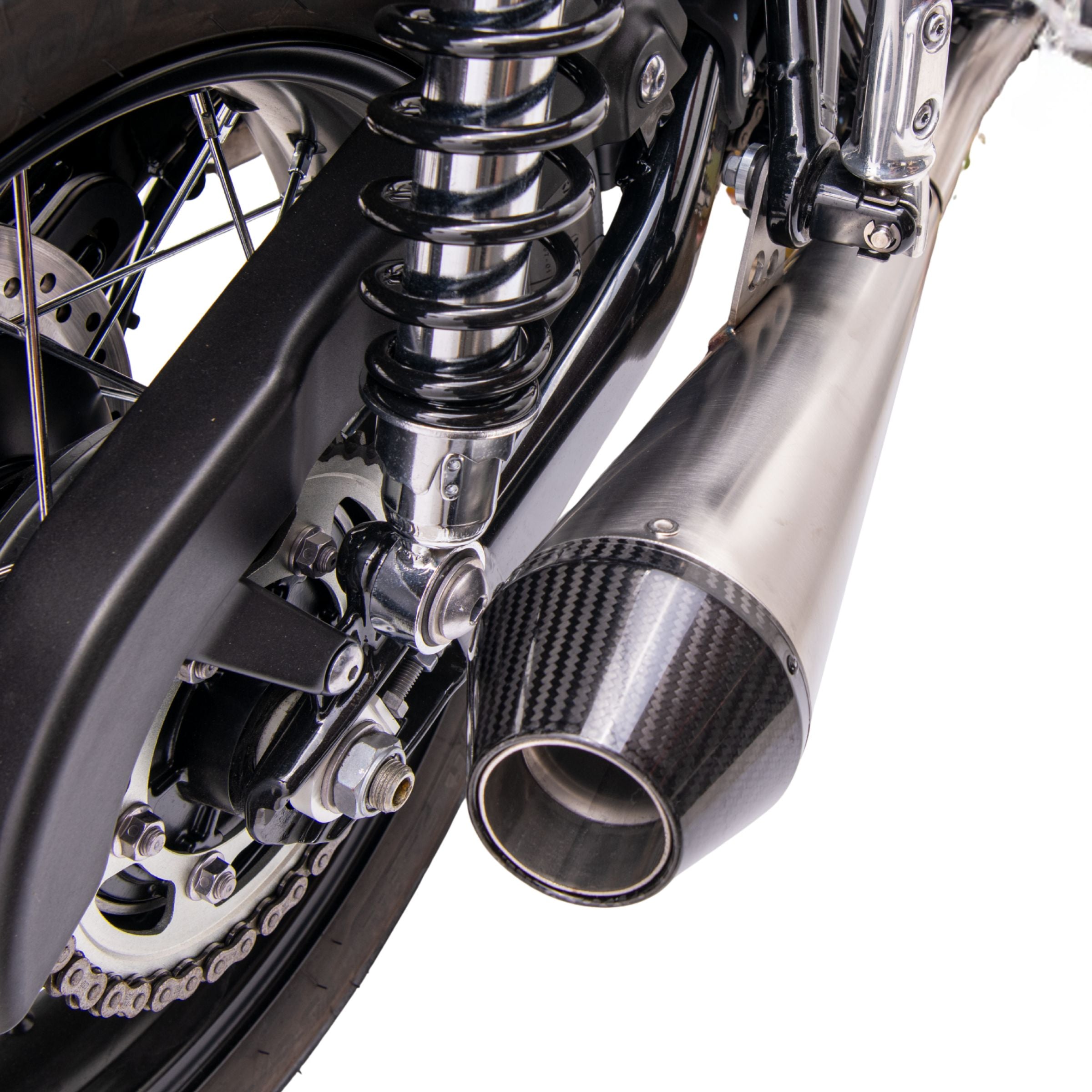 Predator Carbon Slip On Exhaust for T100 & T120