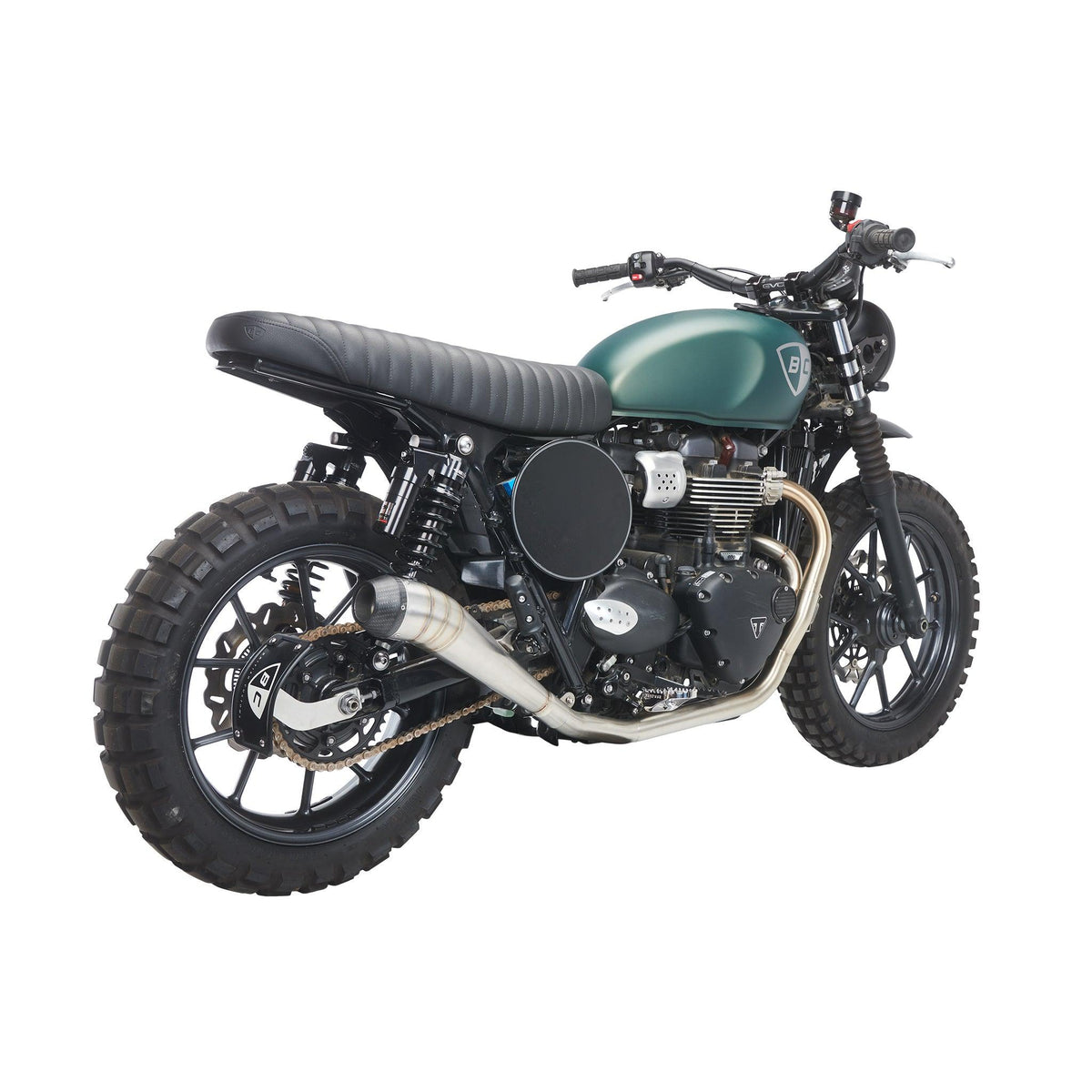 Upgrade Triumph Street Scrambler with 2-1 Low GP Carbon