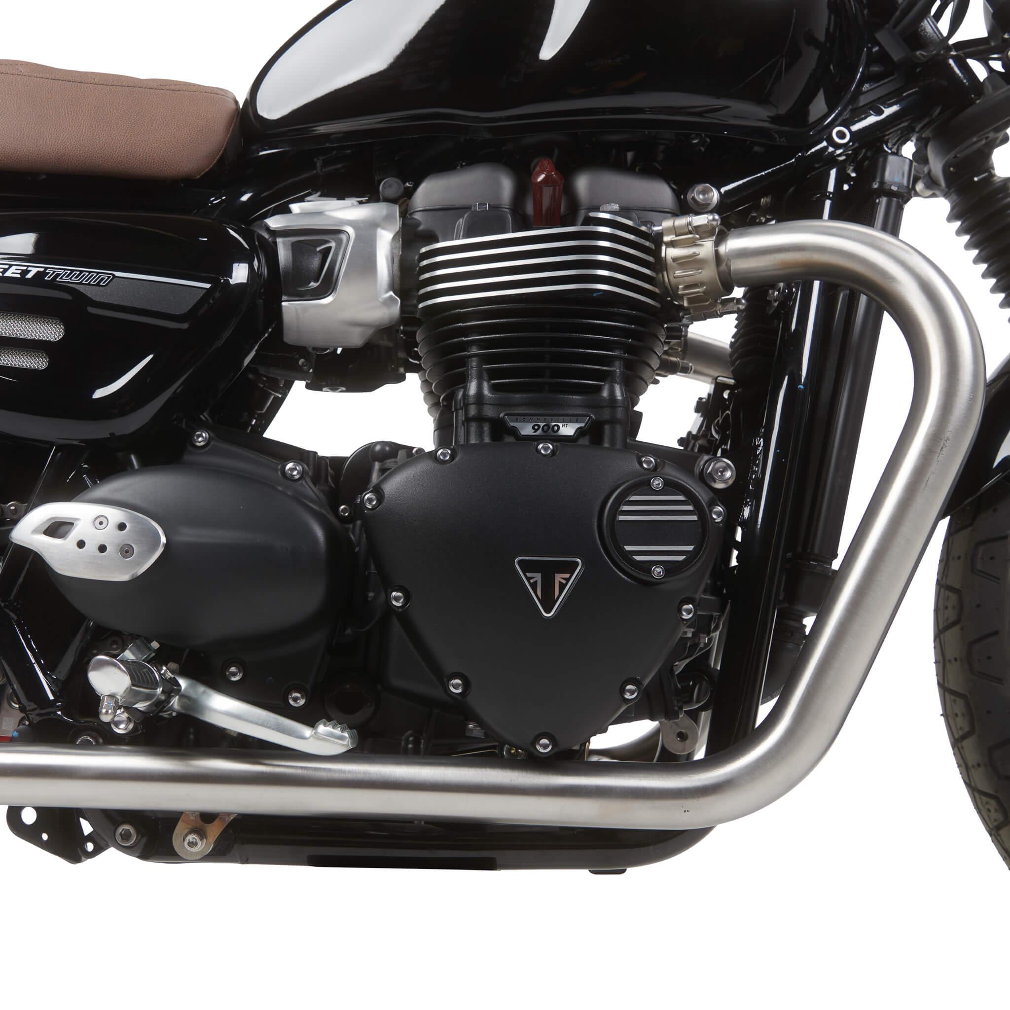2-2 Drag Pipe Exhaust for Triumph Bonneville / Street / Speed Twin 900 - British Customs