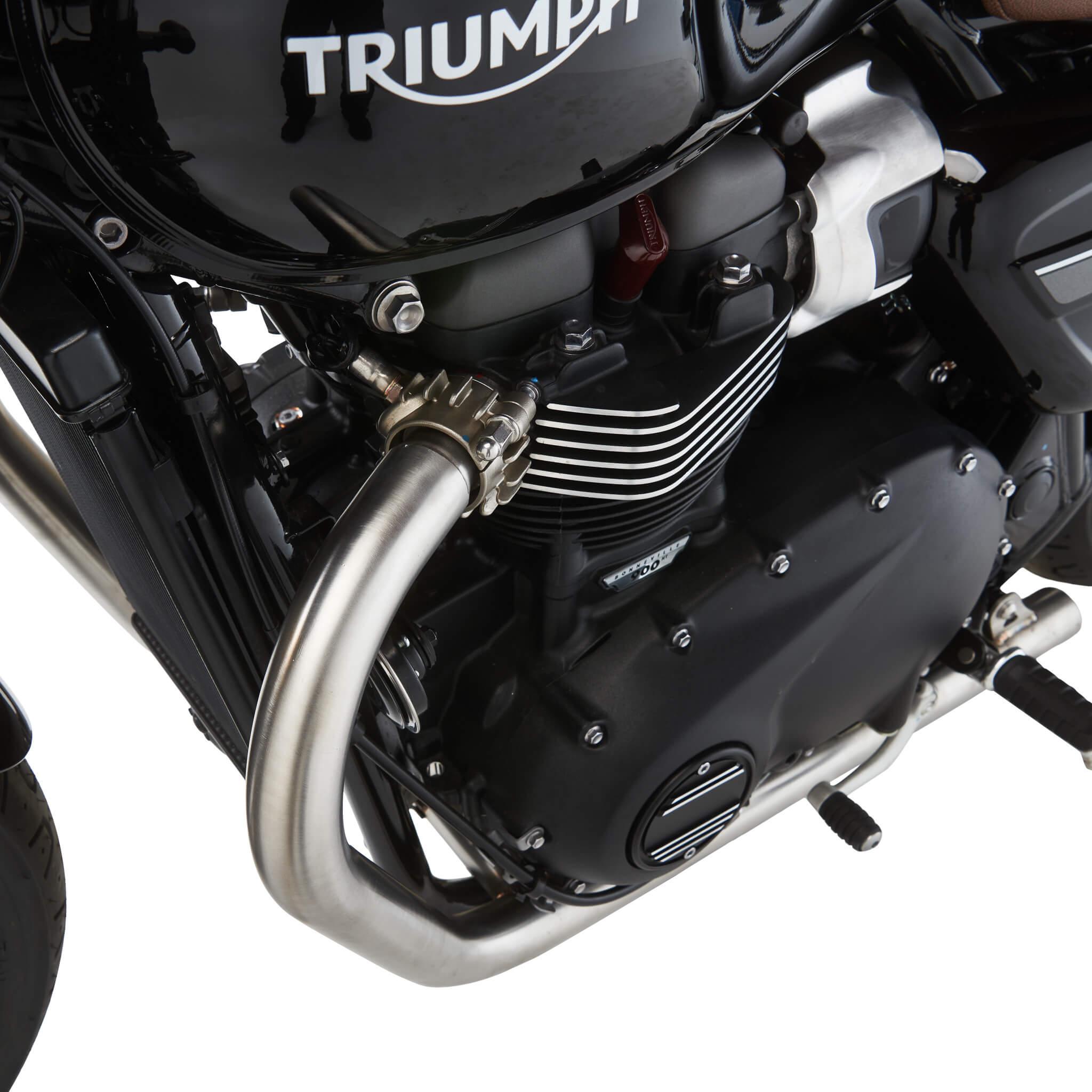 Triumph Speed Twin British Customs マフラー 2-1 Low GP Motorcycle
