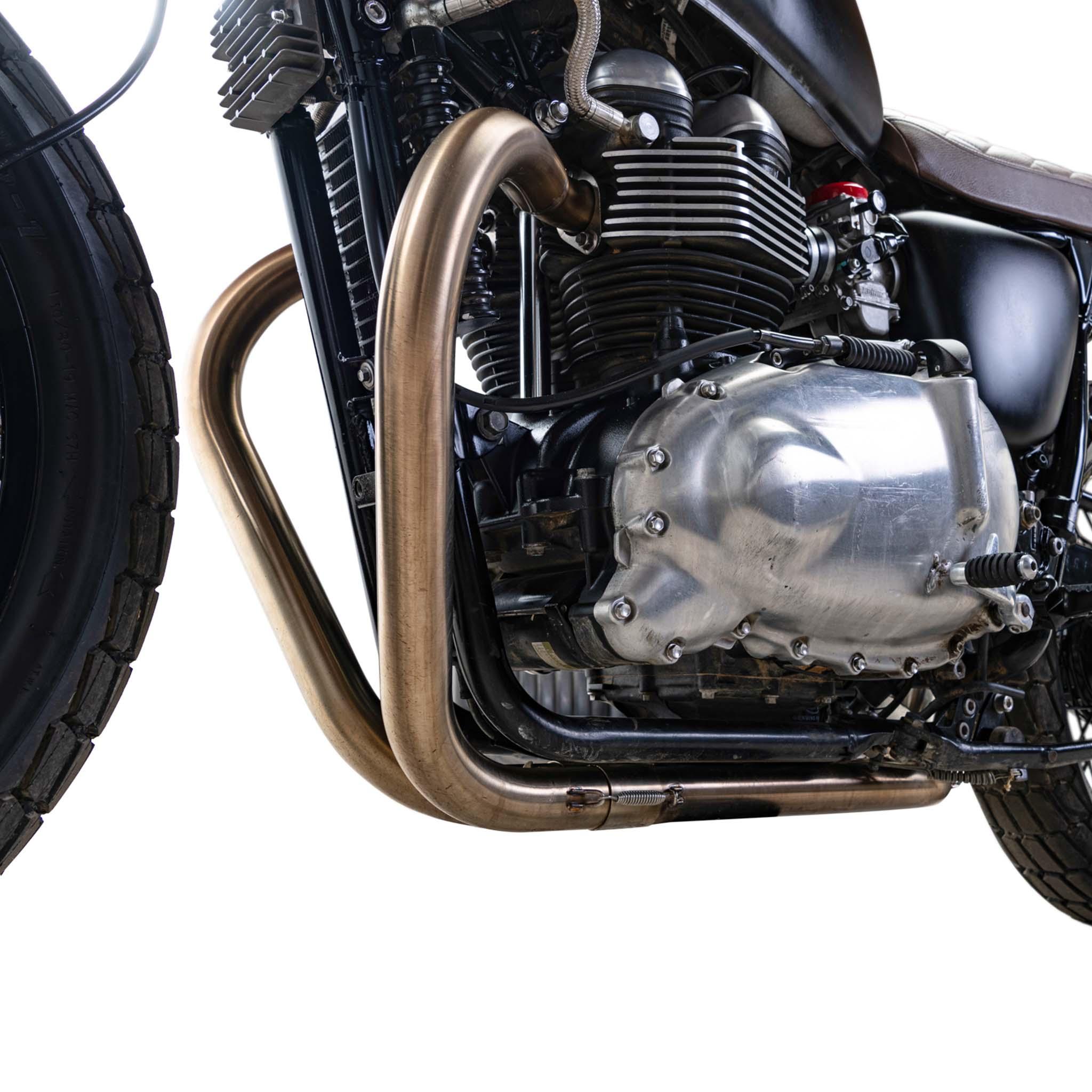 triumph motorcycle exhaust pipes