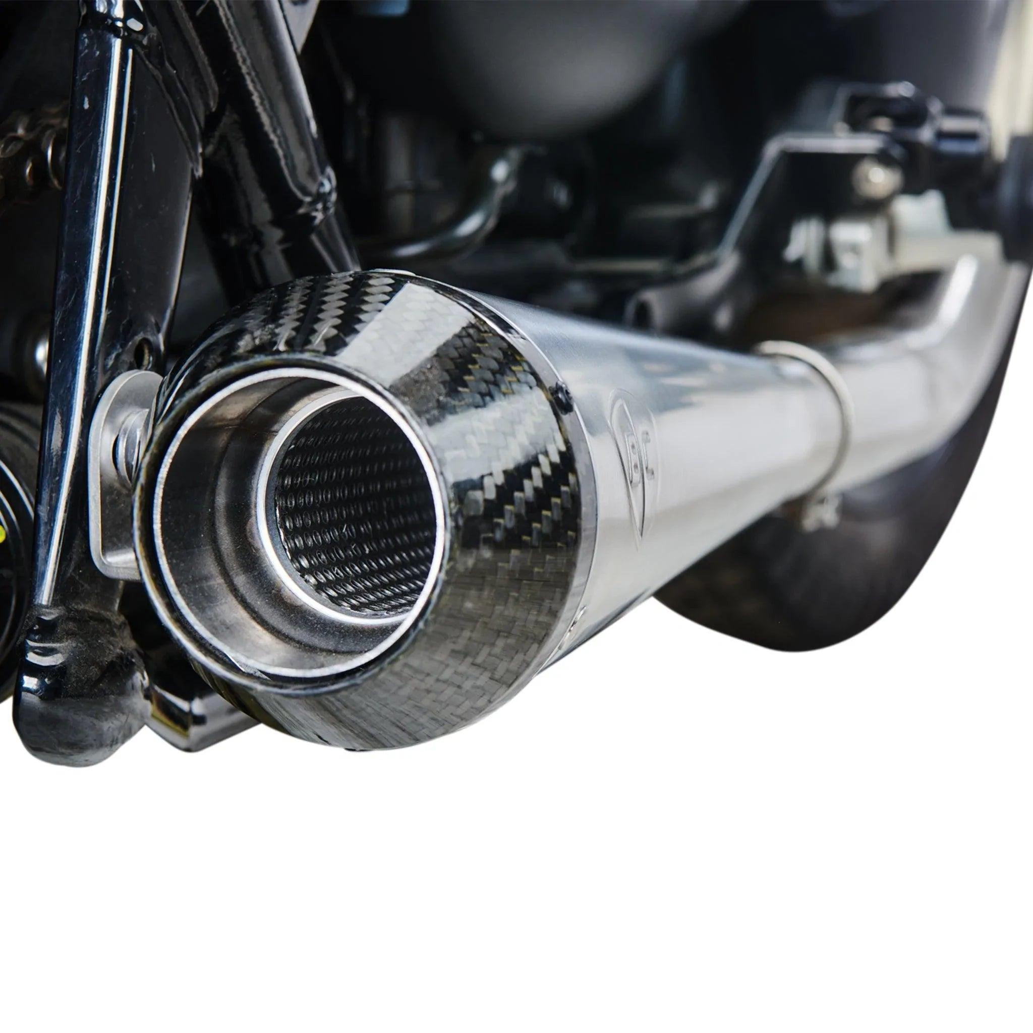 Predator Carbon Slip On Exhaust for Triumph Motorcycle - British Customs