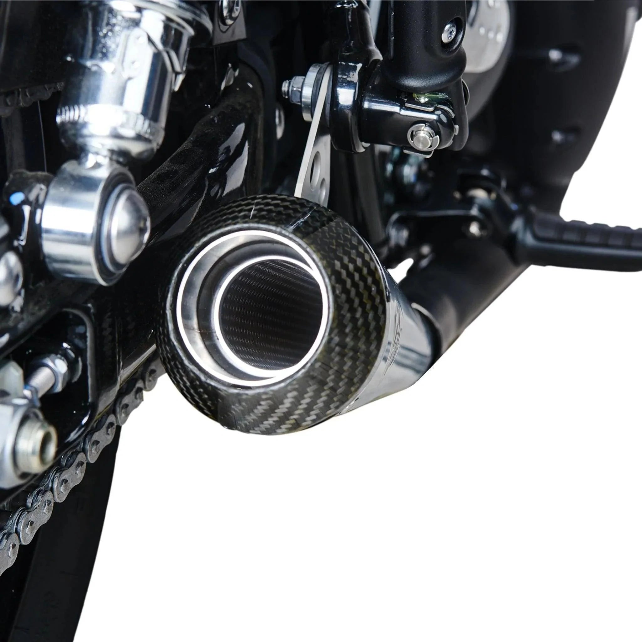 predator carbon slip on exhaust