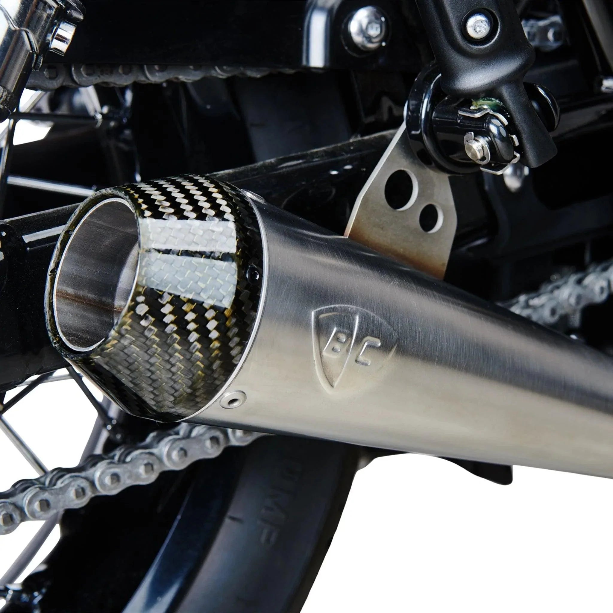 predator carbon slip on exhaust