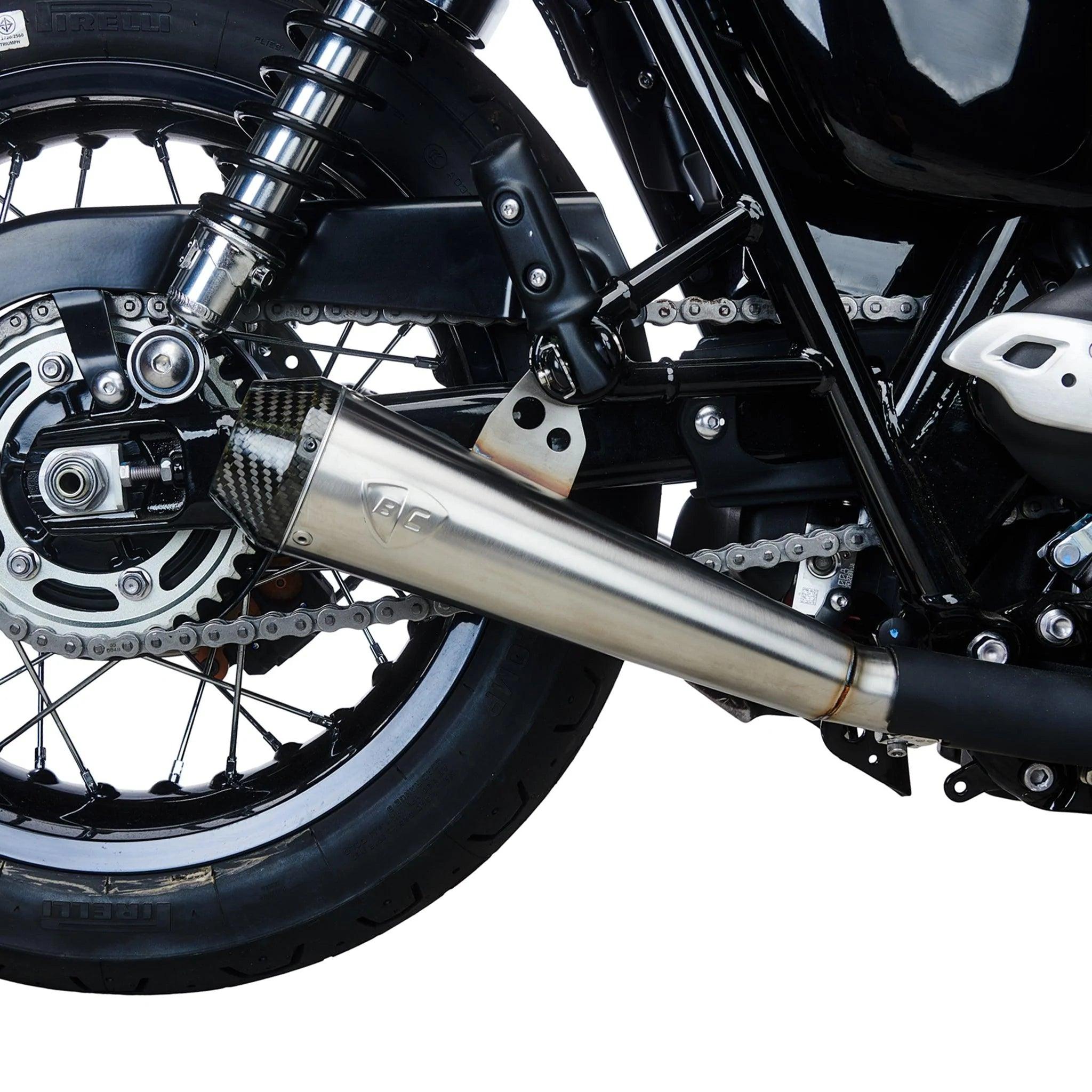 3.5 Predator Carbon Slip On Exhaust for Triumph Street Twin / Street Cup