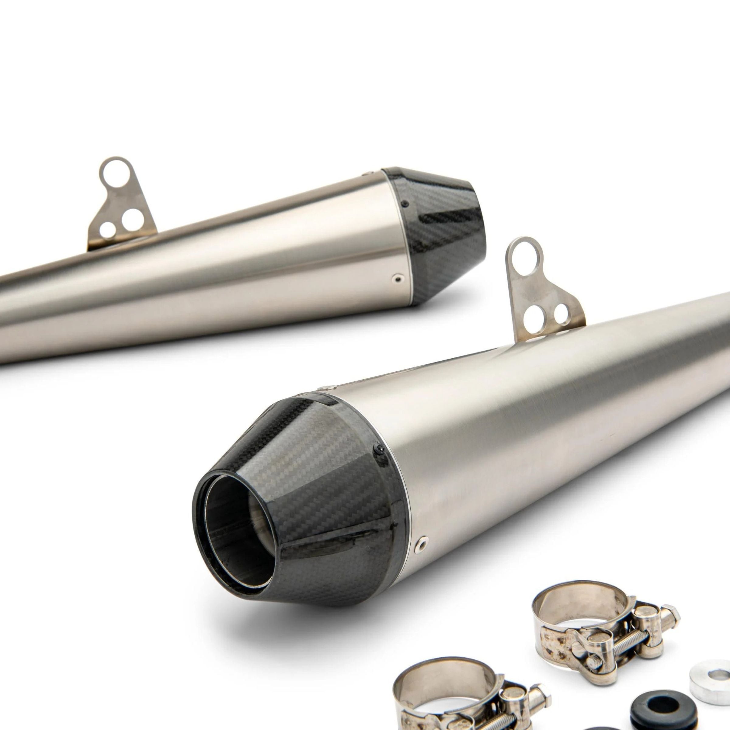 Predator Carbon Slip On Exhaust for Triumph Thruxton R & RS / Speed Tw