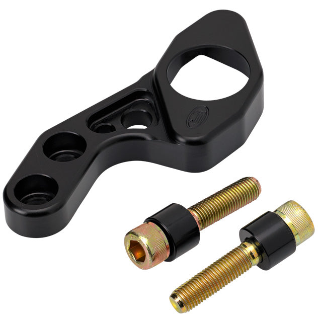 Joker Machine Triumph Ignition Switch Relocation Bracket Left | Black