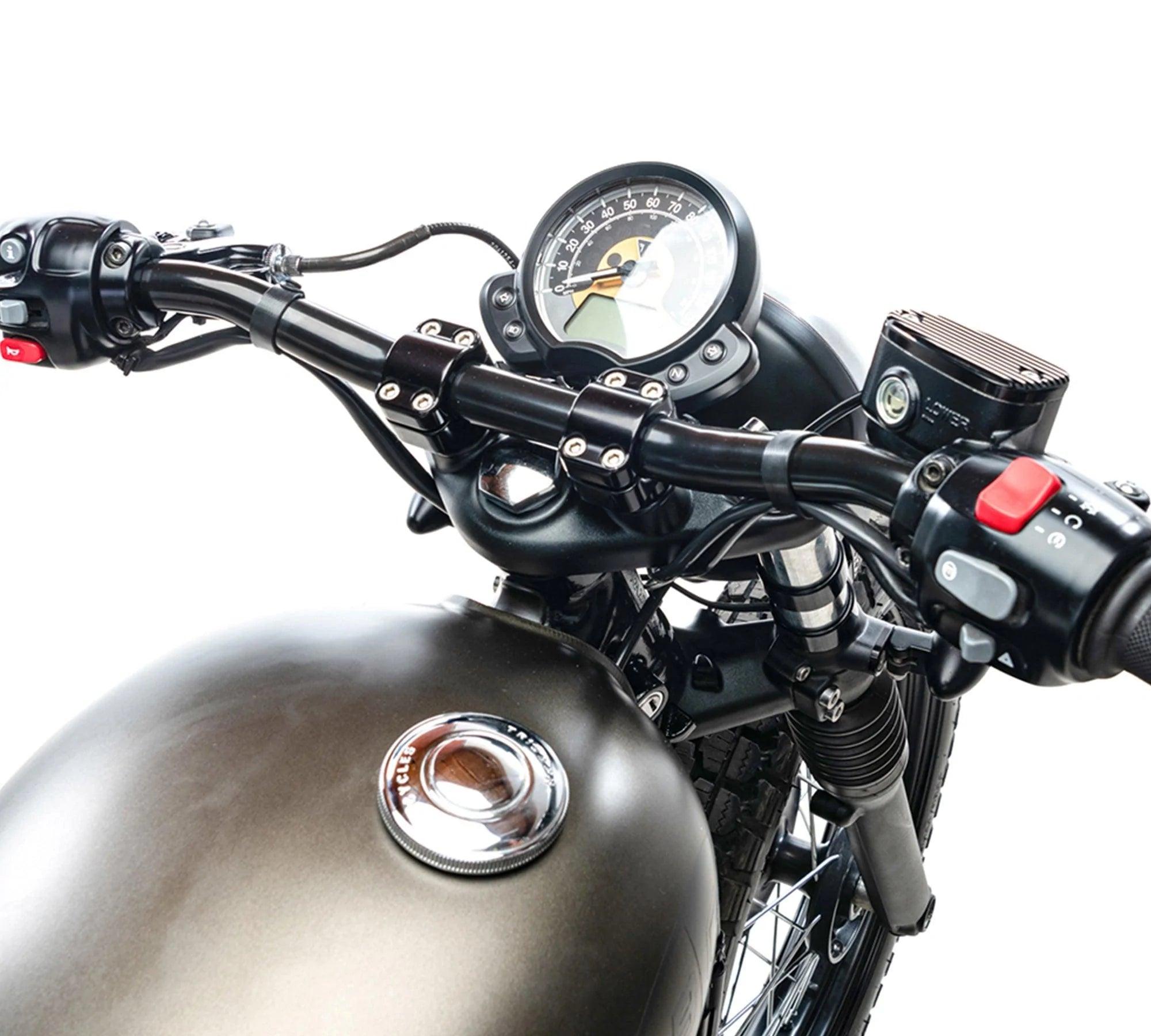 7/8" Universal Clamp Black Side Stand For BSA Triumph And Many More Bikes