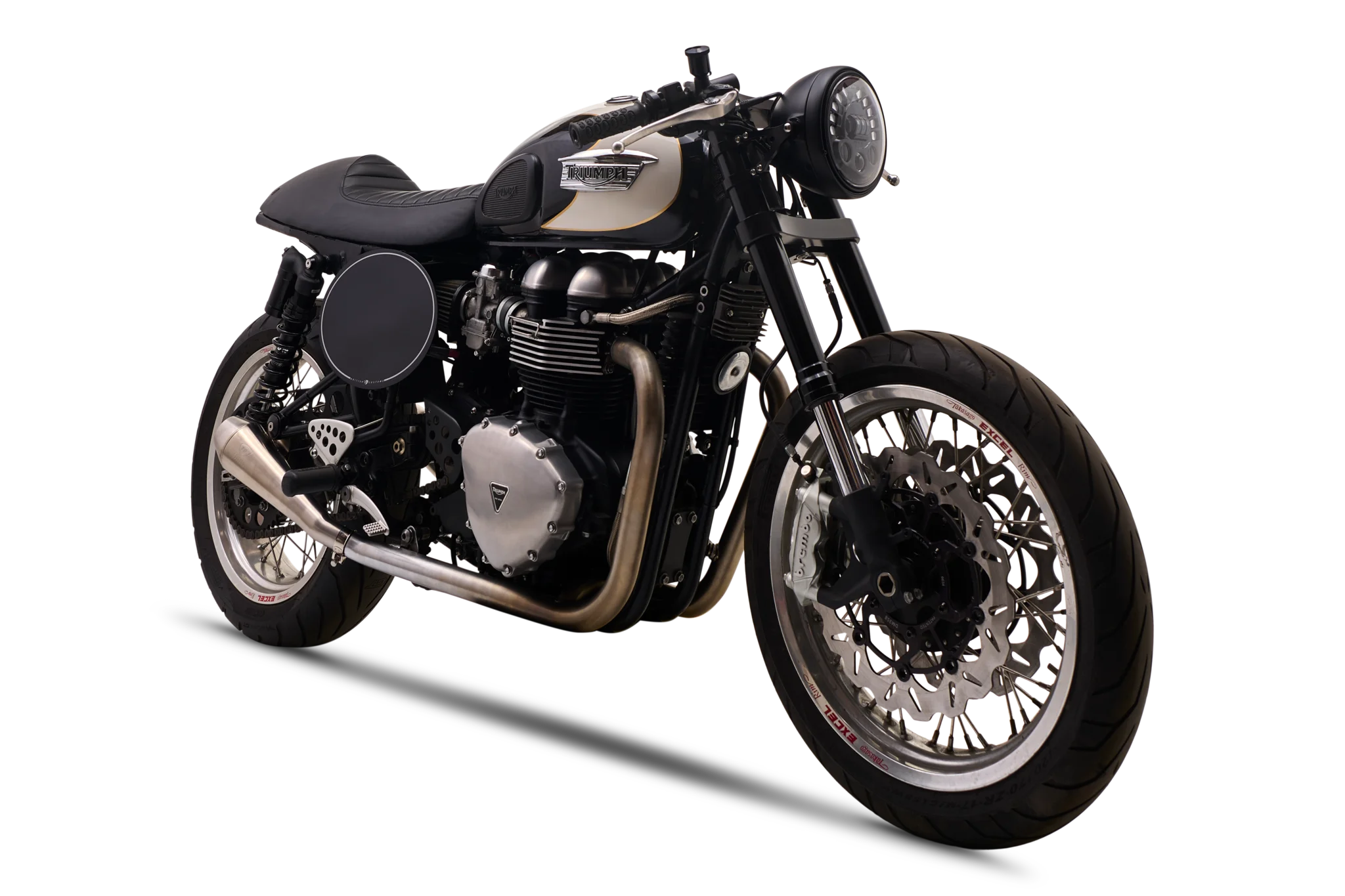 British Customs Builder Series TT Slip-On Exhaust for Triumph Thruxton 900 (2004–2016)