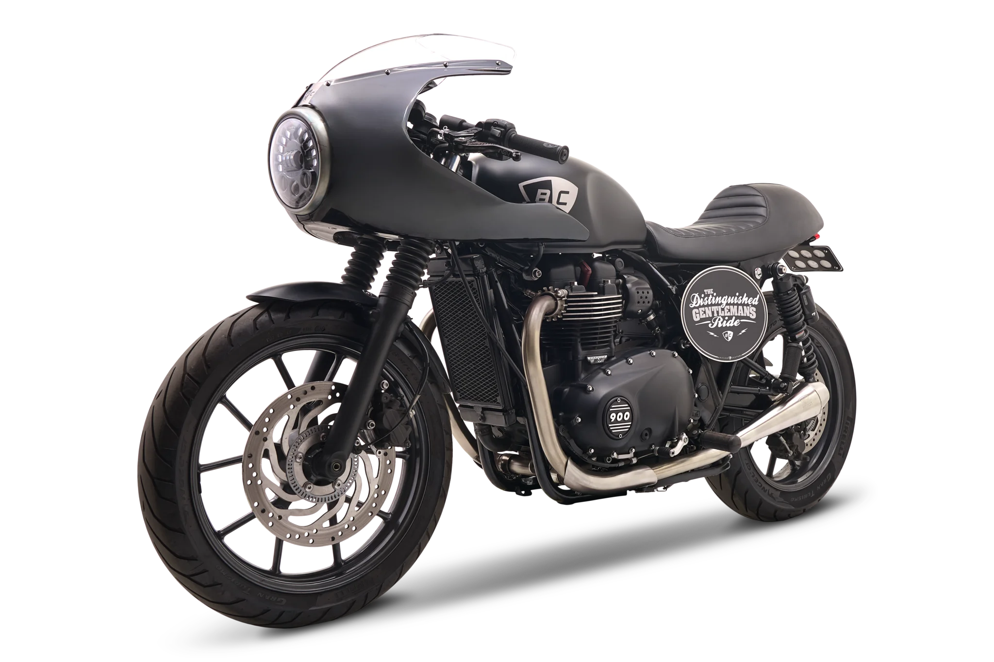 British Customs ip-On Exhaust Triumph Street Cup & Street Twin (2016–2022)