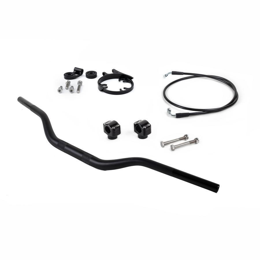 Corsa Moto Handelbar Conversion Kit - Includes Riser and Gauge Relocator for Ducati Scrambler