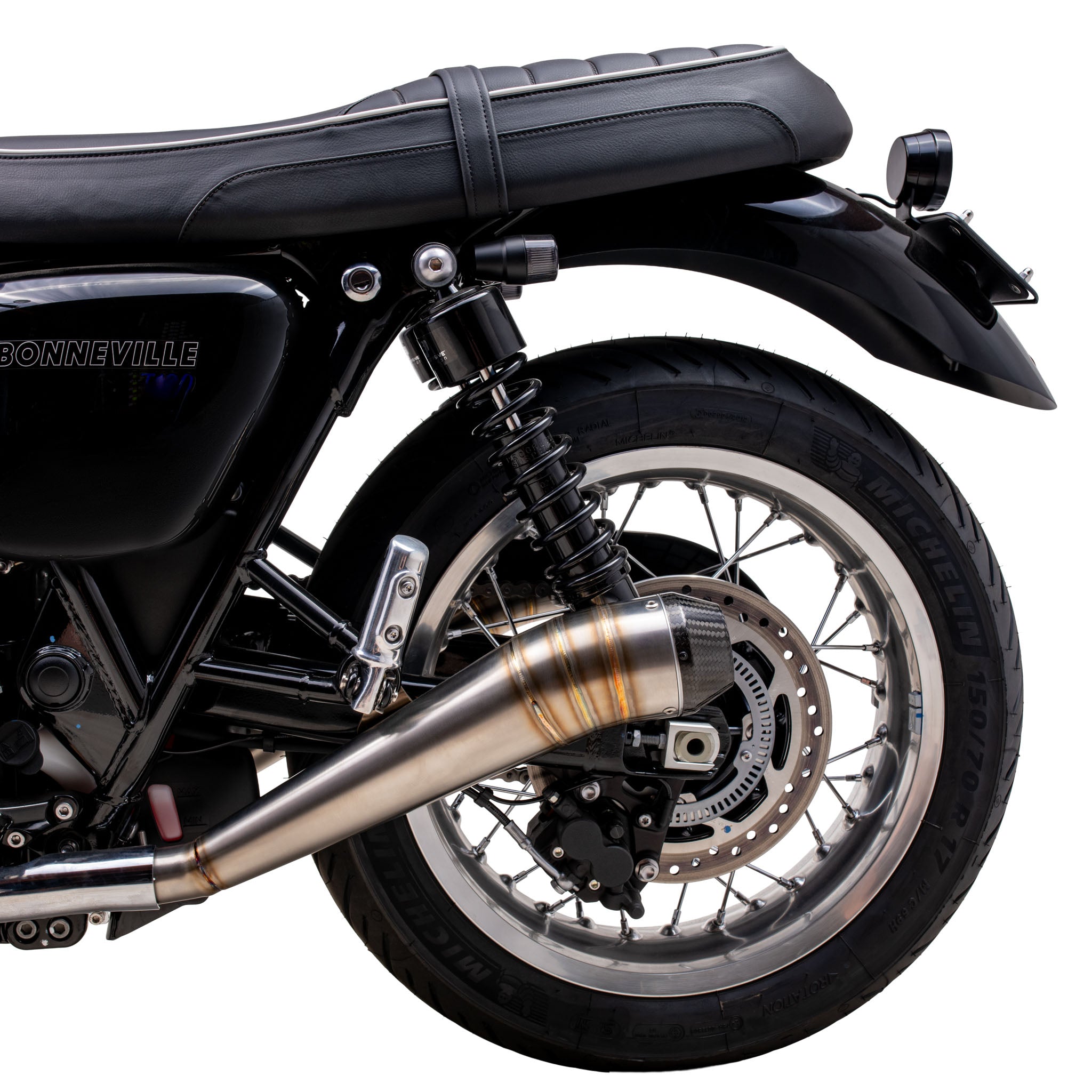 GP Carbon Slip On Exhaust for Triumph Bonneville T100 & T120